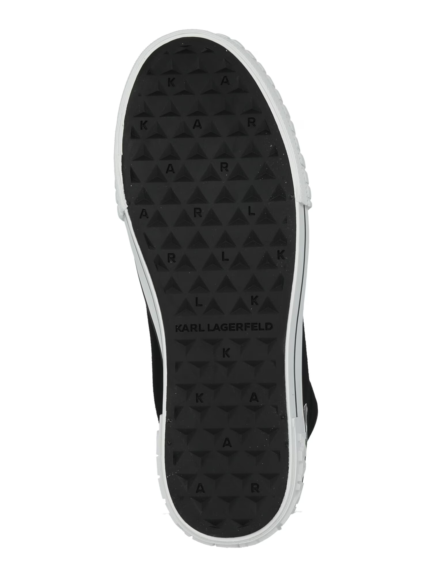 Karl Lagerfeld Sneaker înalt negru / alb - Pled.ro