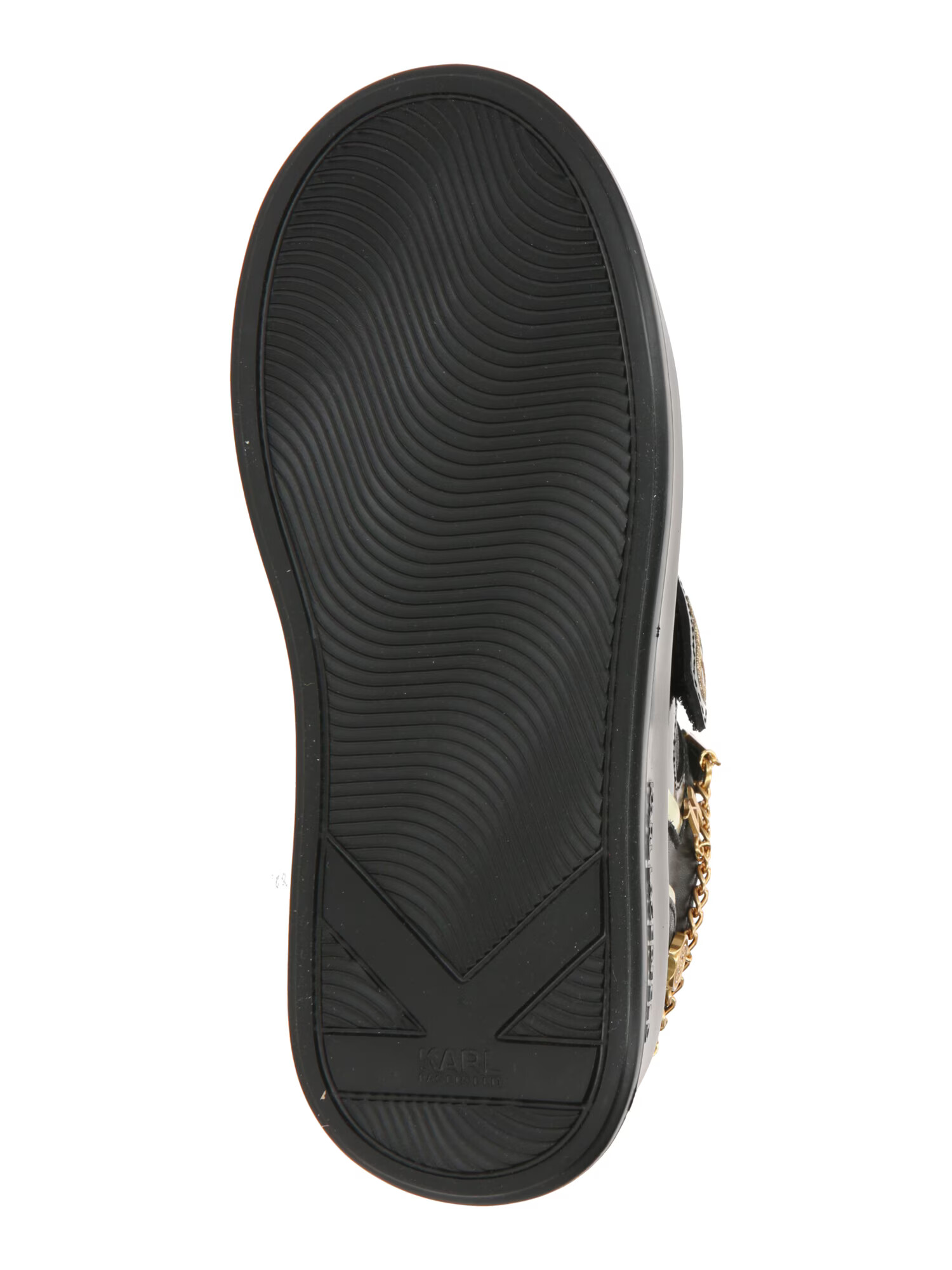 Karl Lagerfeld Sneaker low 'ANAKAPRI' auriu / negru - Pled.ro