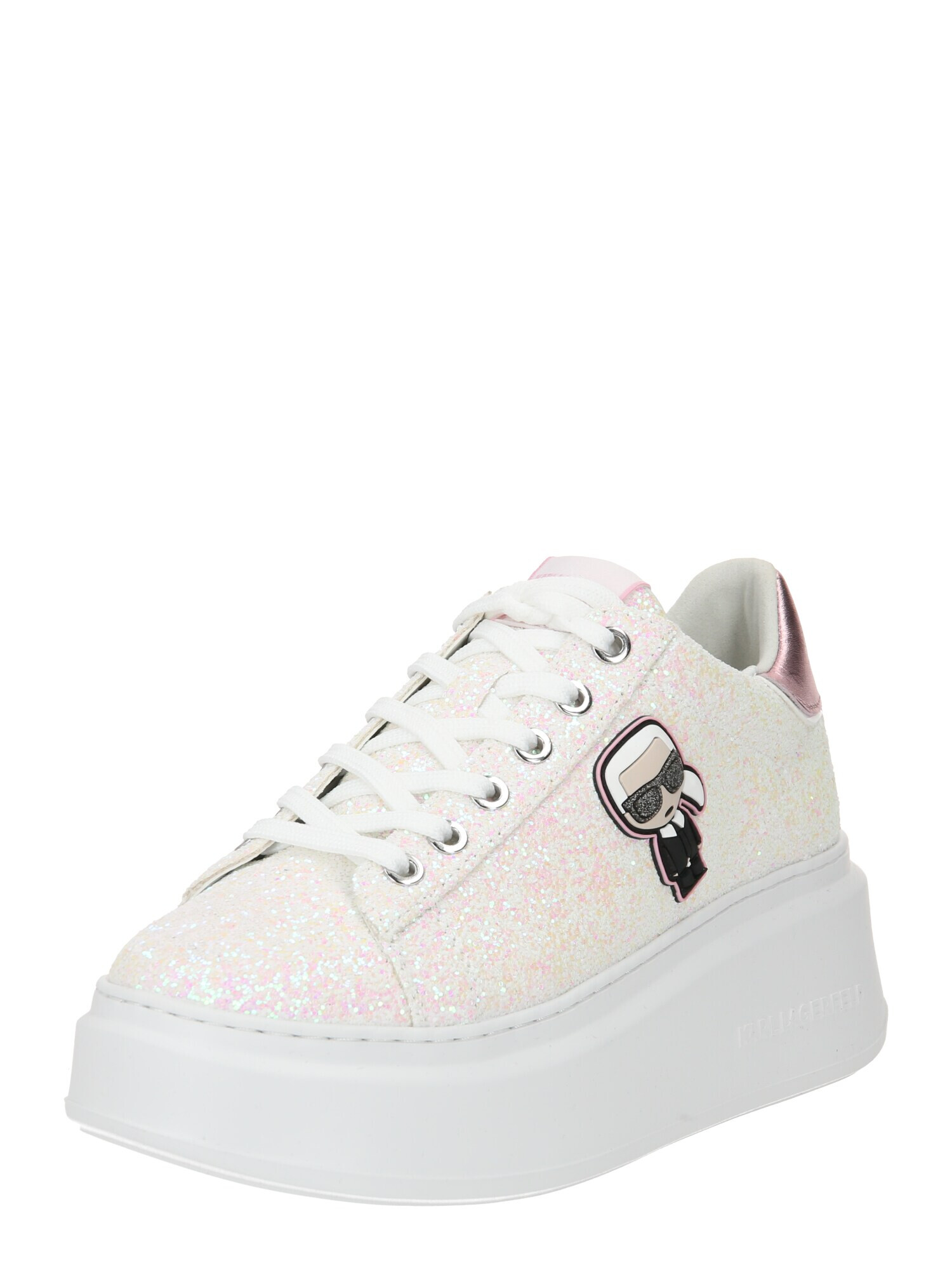 Karl Lagerfeld Sneaker low 'ANAKAPRI' roz / roz pudră / negru / alb - Pled.ro