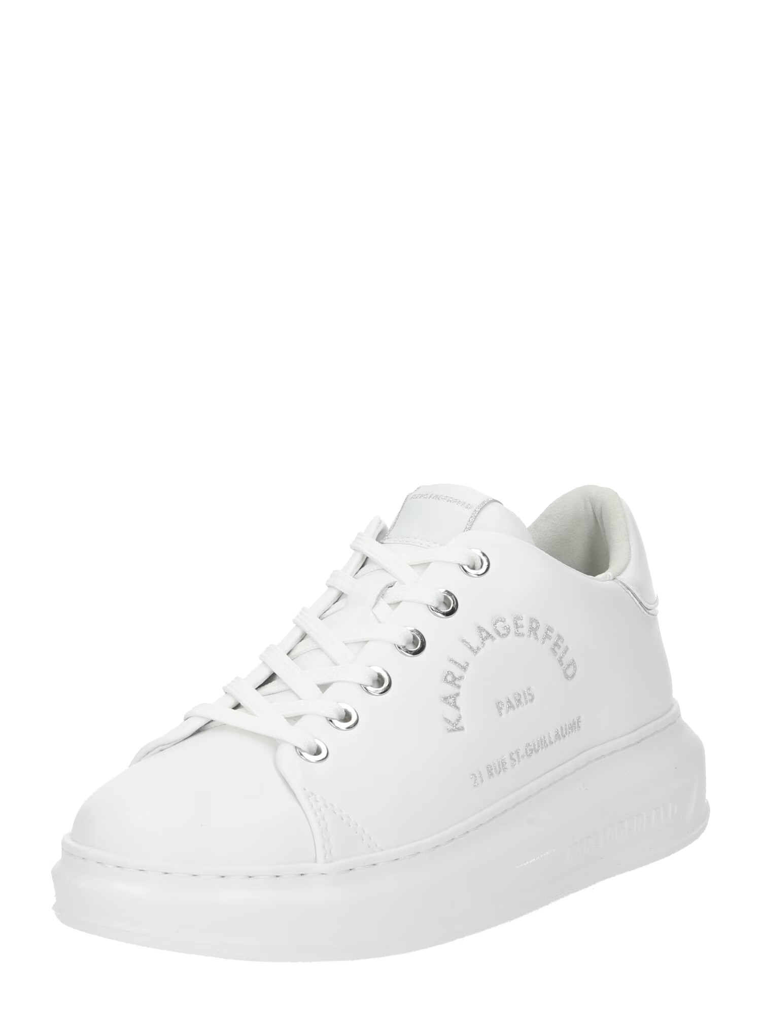 Karl Lagerfeld Sneaker low argintiu / alb - Pled.ro