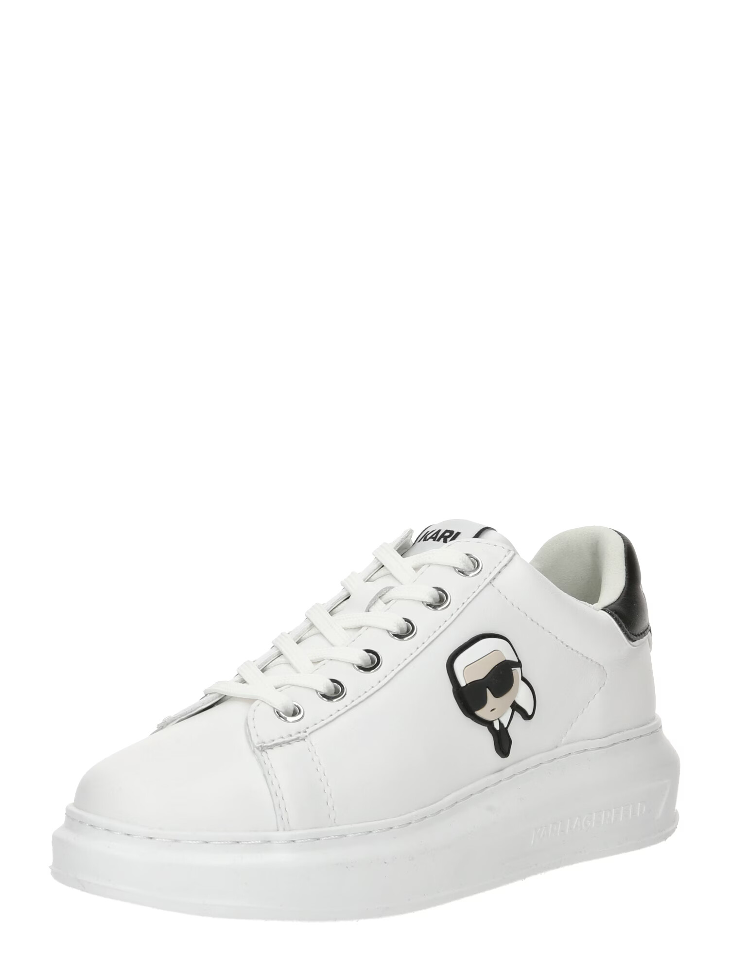 Karl Lagerfeld Sneaker low bej / negru / alb - Pled.ro