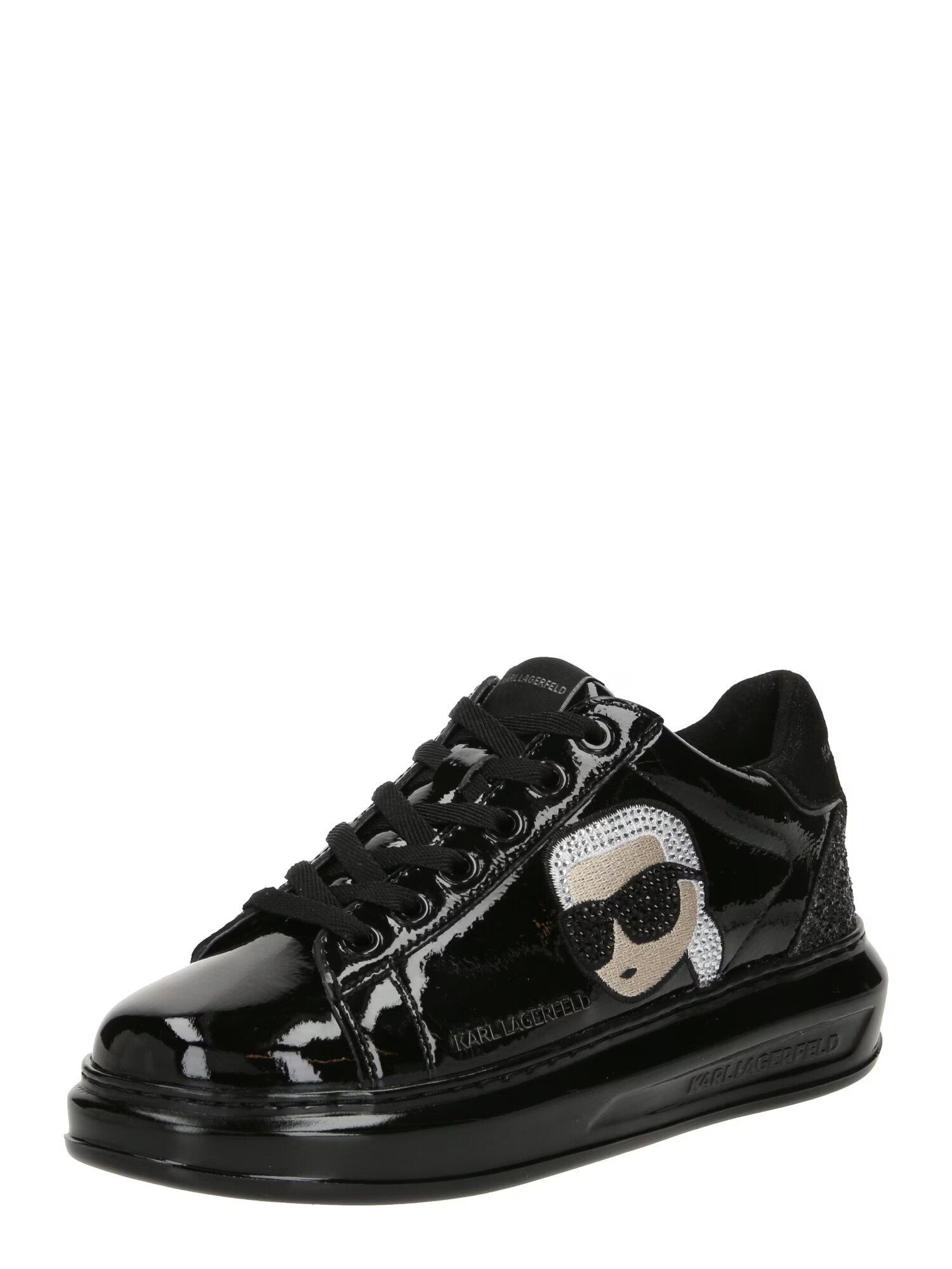 Karl Lagerfeld Sneaker low bej / negru / alb - Pled.ro