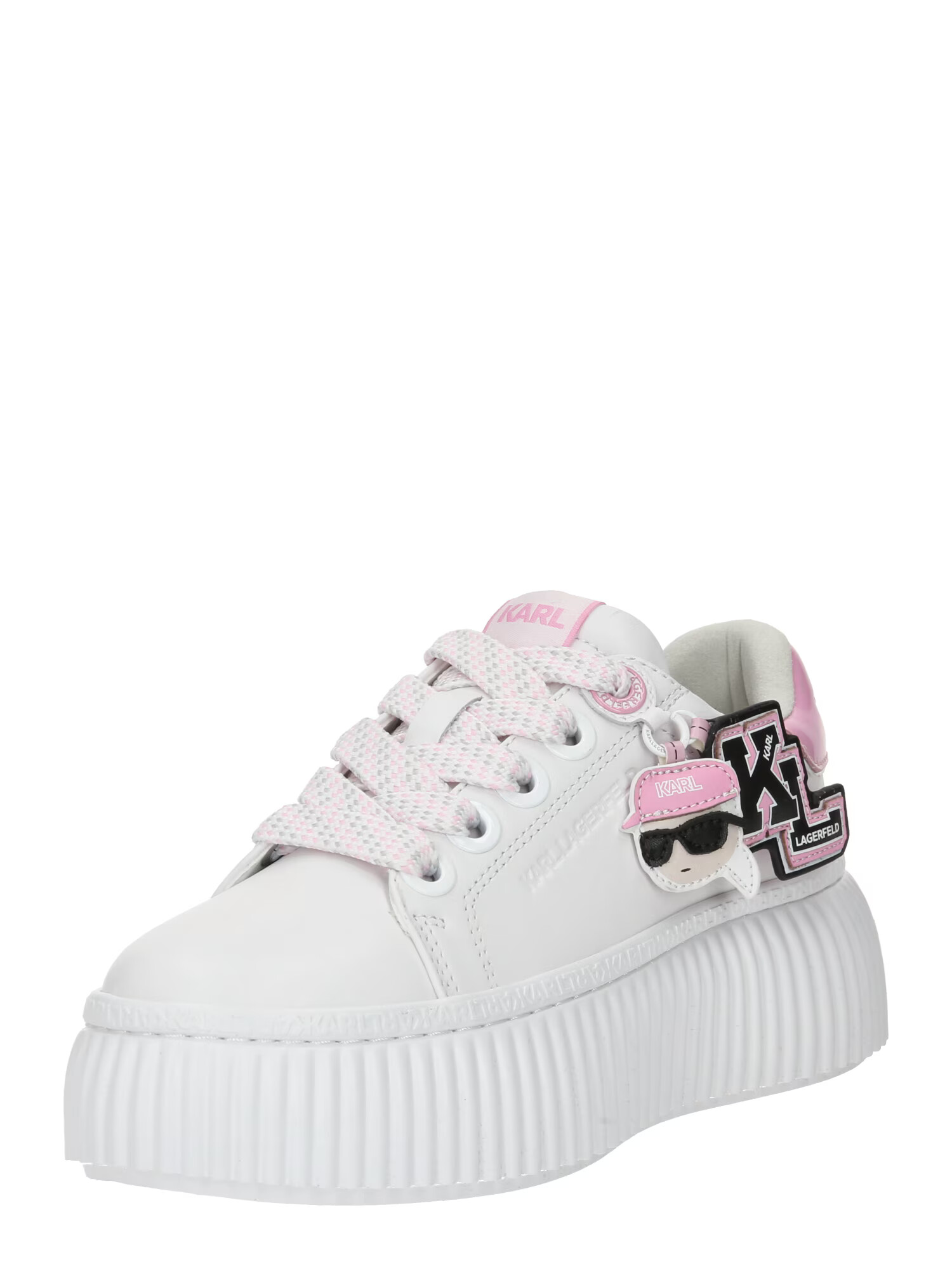 Karl Lagerfeld Sneaker low bej / roz / negru / alb - Pled.ro