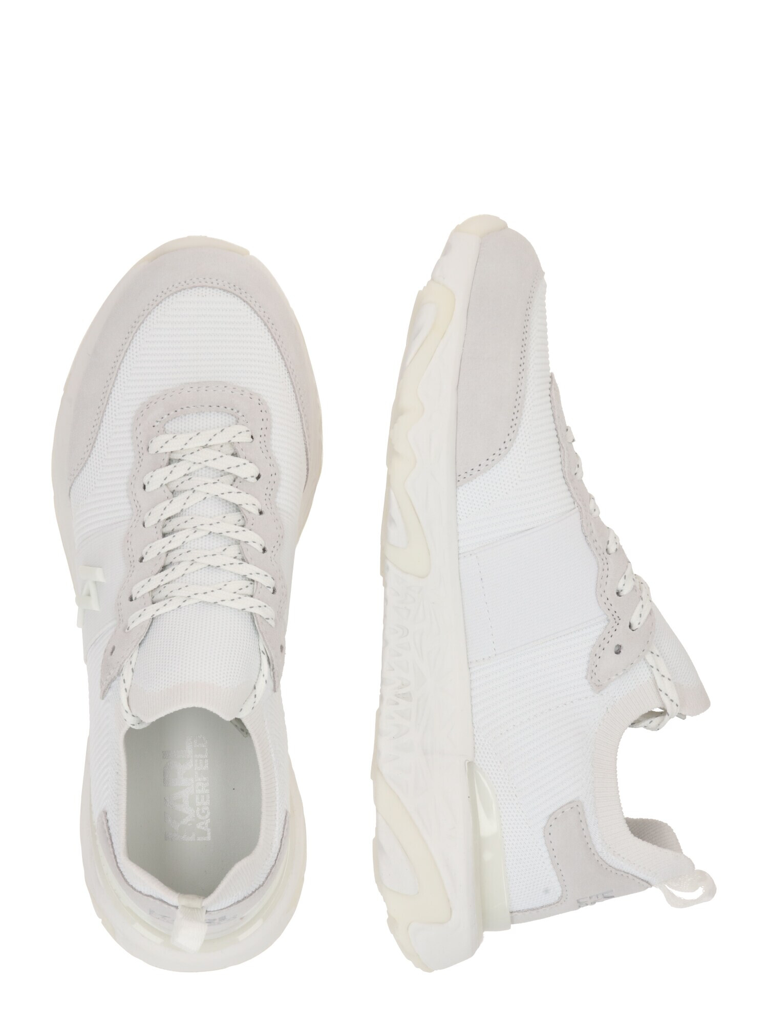 Karl Lagerfeld Sneaker low 'BLAZE' gri / alb - Pled.ro