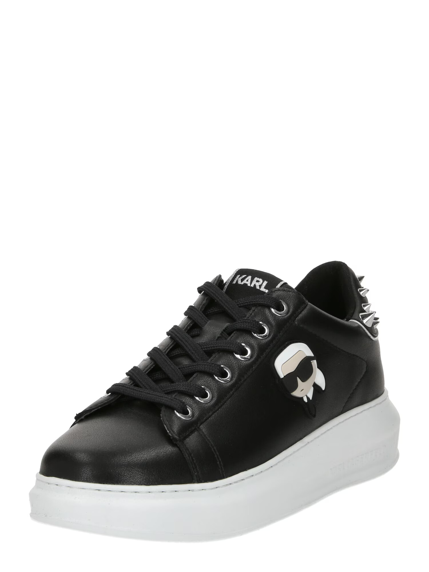 Karl Lagerfeld Sneaker low crem / negru / alb - Pled.ro