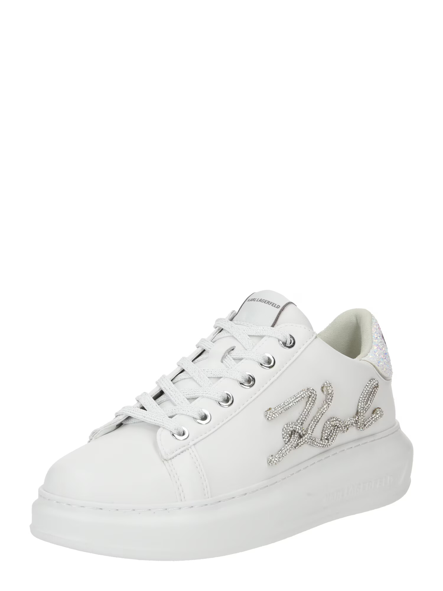 Karl Lagerfeld Sneaker low gri / argintiu / alb - Pled.ro