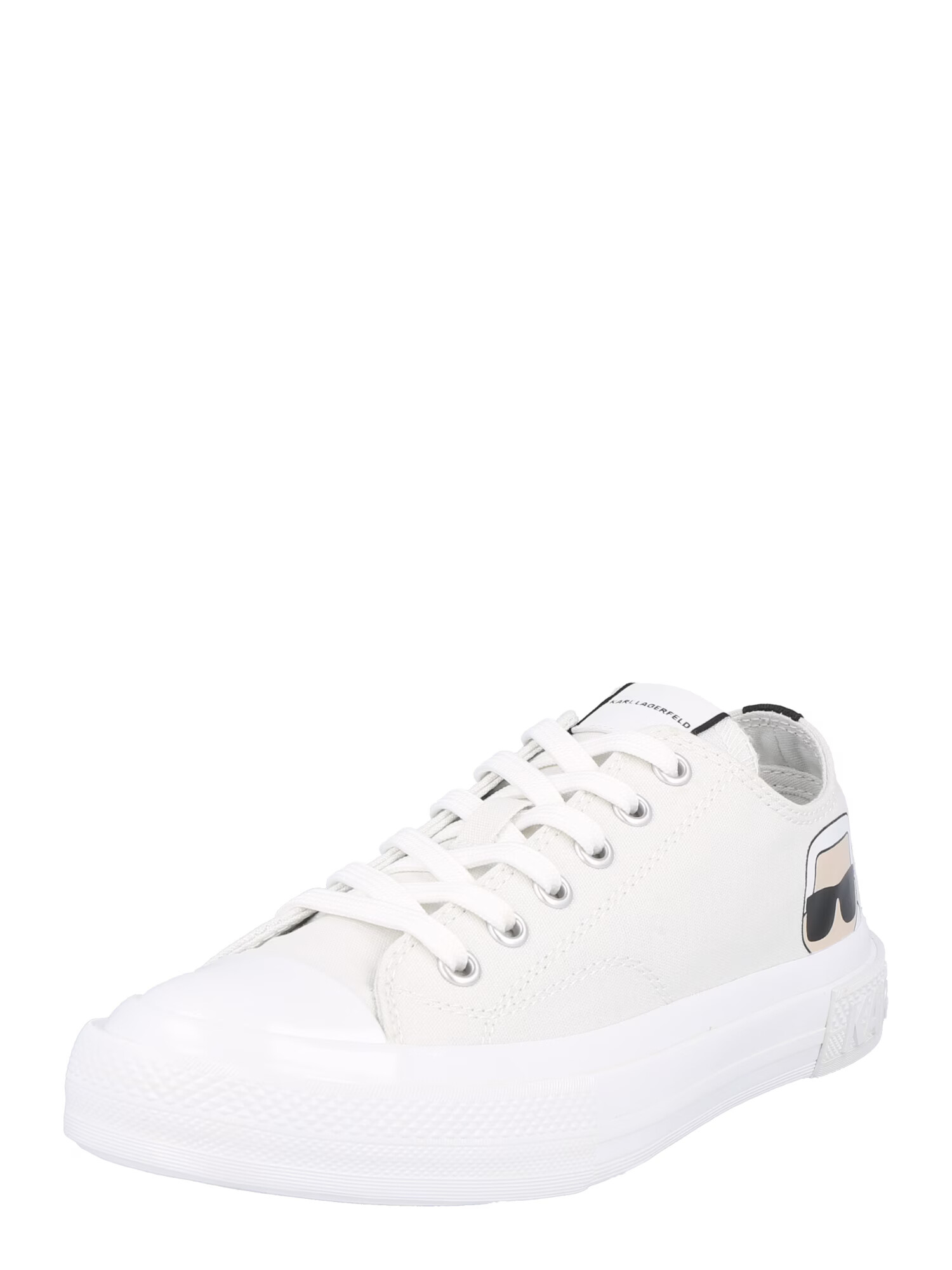 Karl Lagerfeld Sneaker low 'KAMPUS III' culoarea pielii / negru / alb - Pled.ro