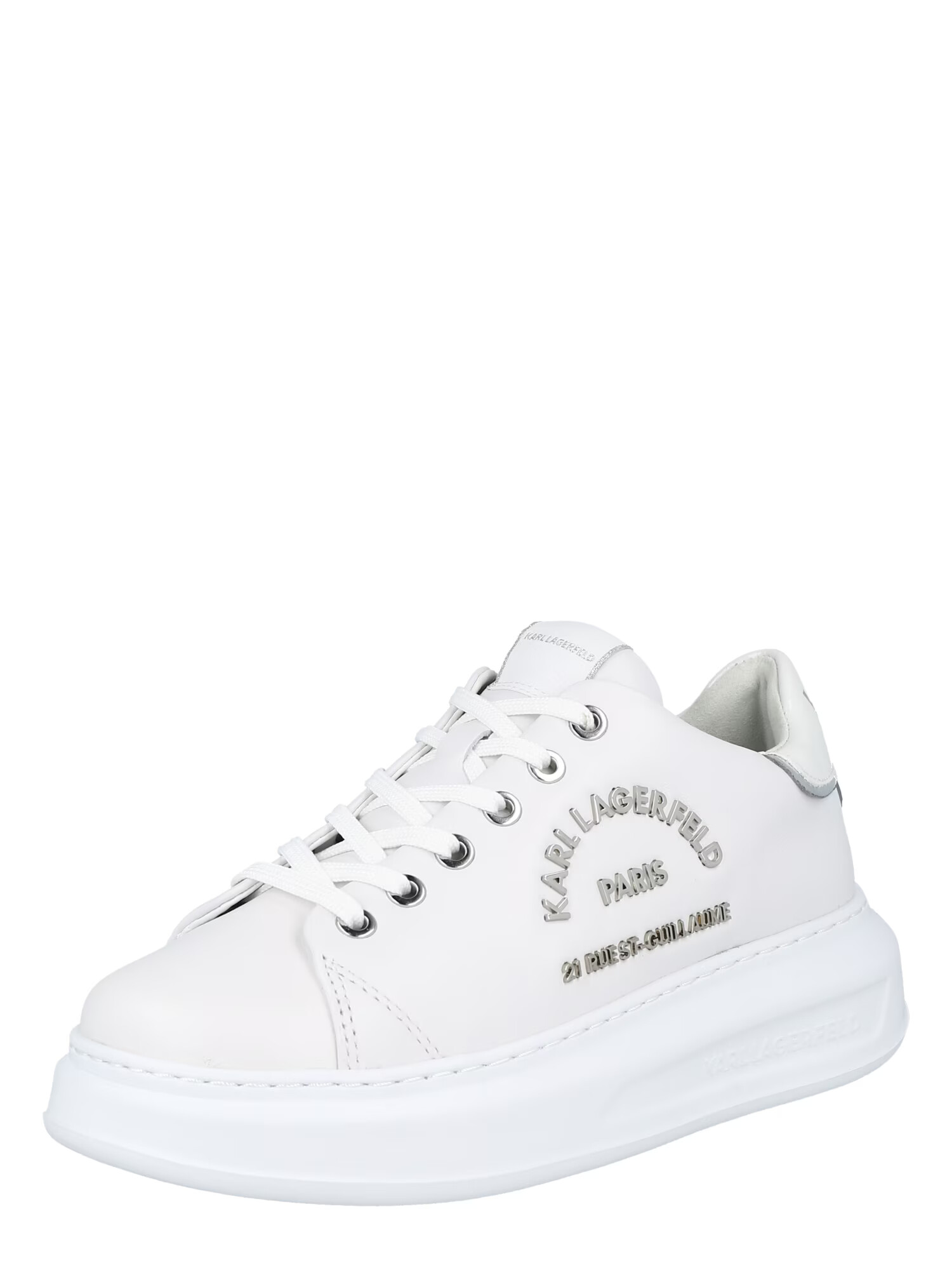 Karl Lagerfeld Sneaker low 'KAPRI' argintiu / alb - Pled.ro