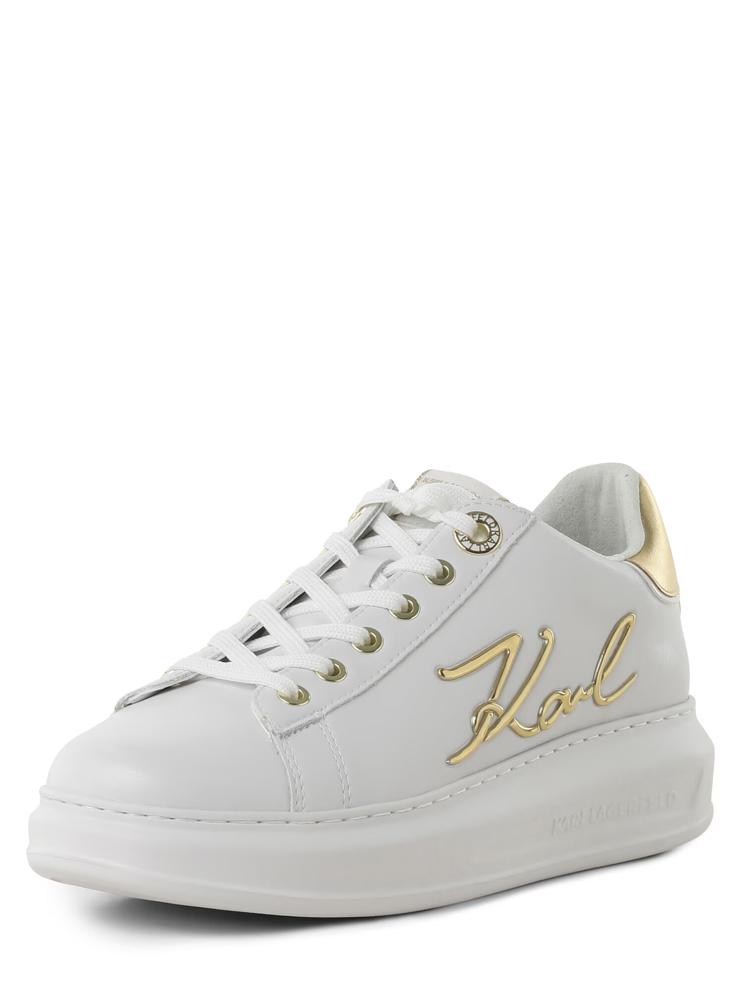 Karl Lagerfeld Sneaker low 'Kapri' auriu / alb - Pled.ro