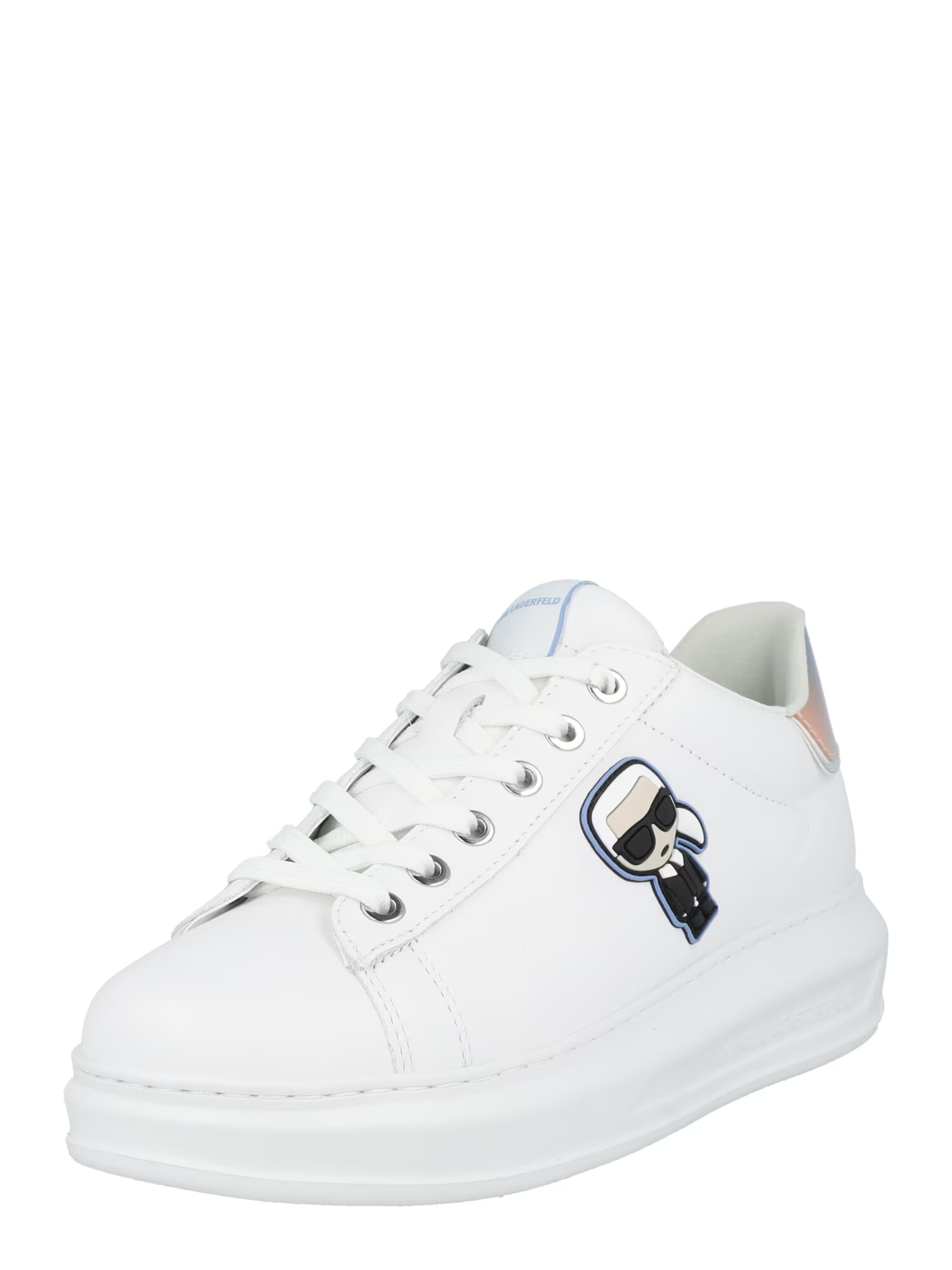 Karl Lagerfeld Sneaker low 'KAPRI' bej / albastru fumuriu / negru / alb - Pled.ro