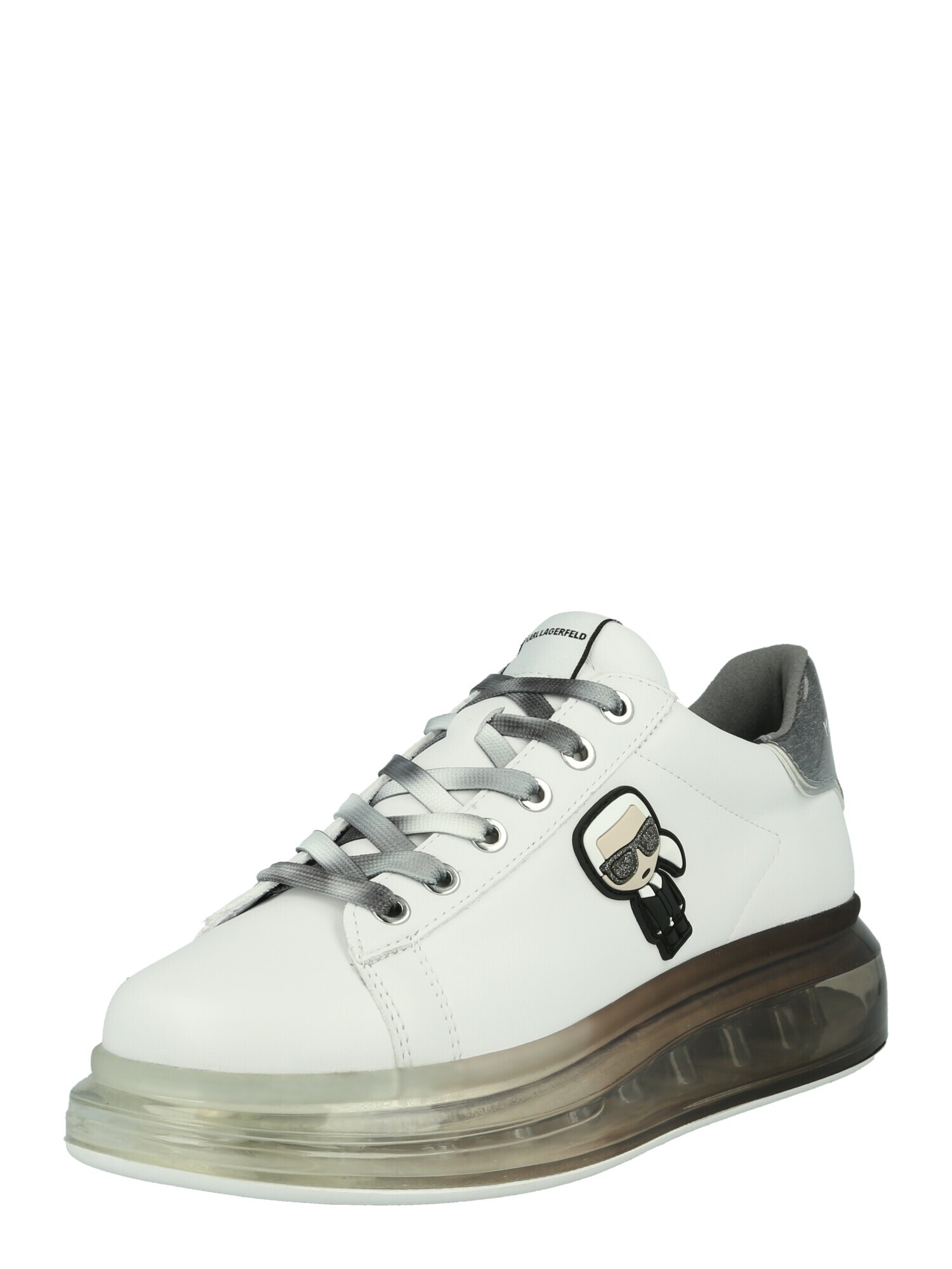 Karl Lagerfeld Sneaker low 'KAPRI KUSHION' gri / alb - Pled.ro