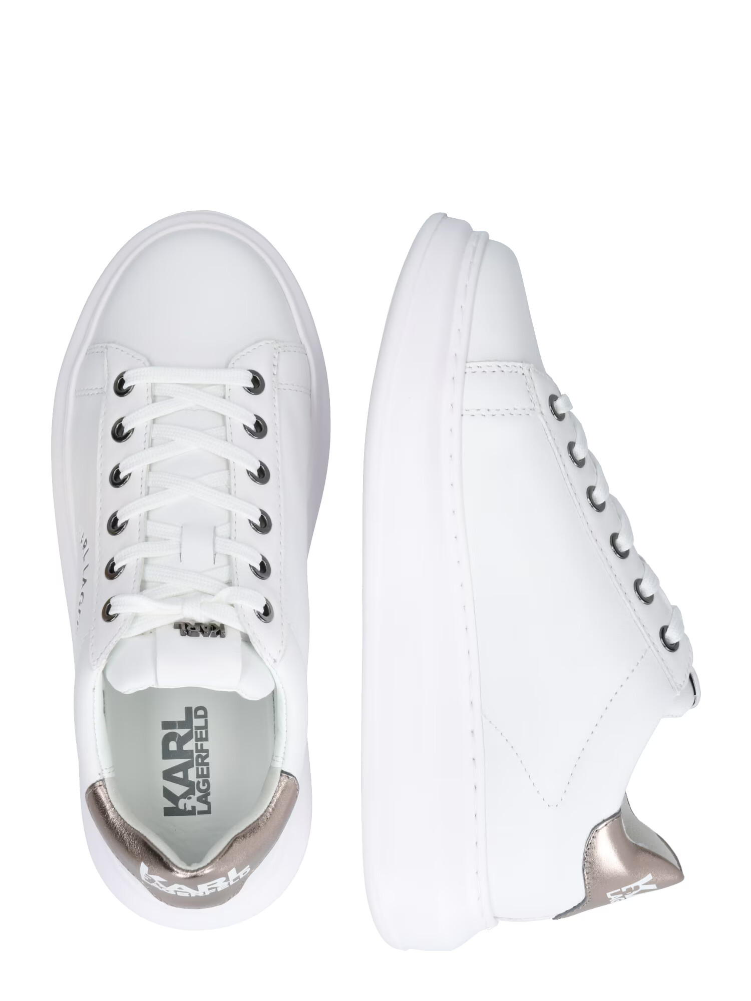 Karl Lagerfeld Sneaker low 'Kapri Maison' alb - Pled.ro