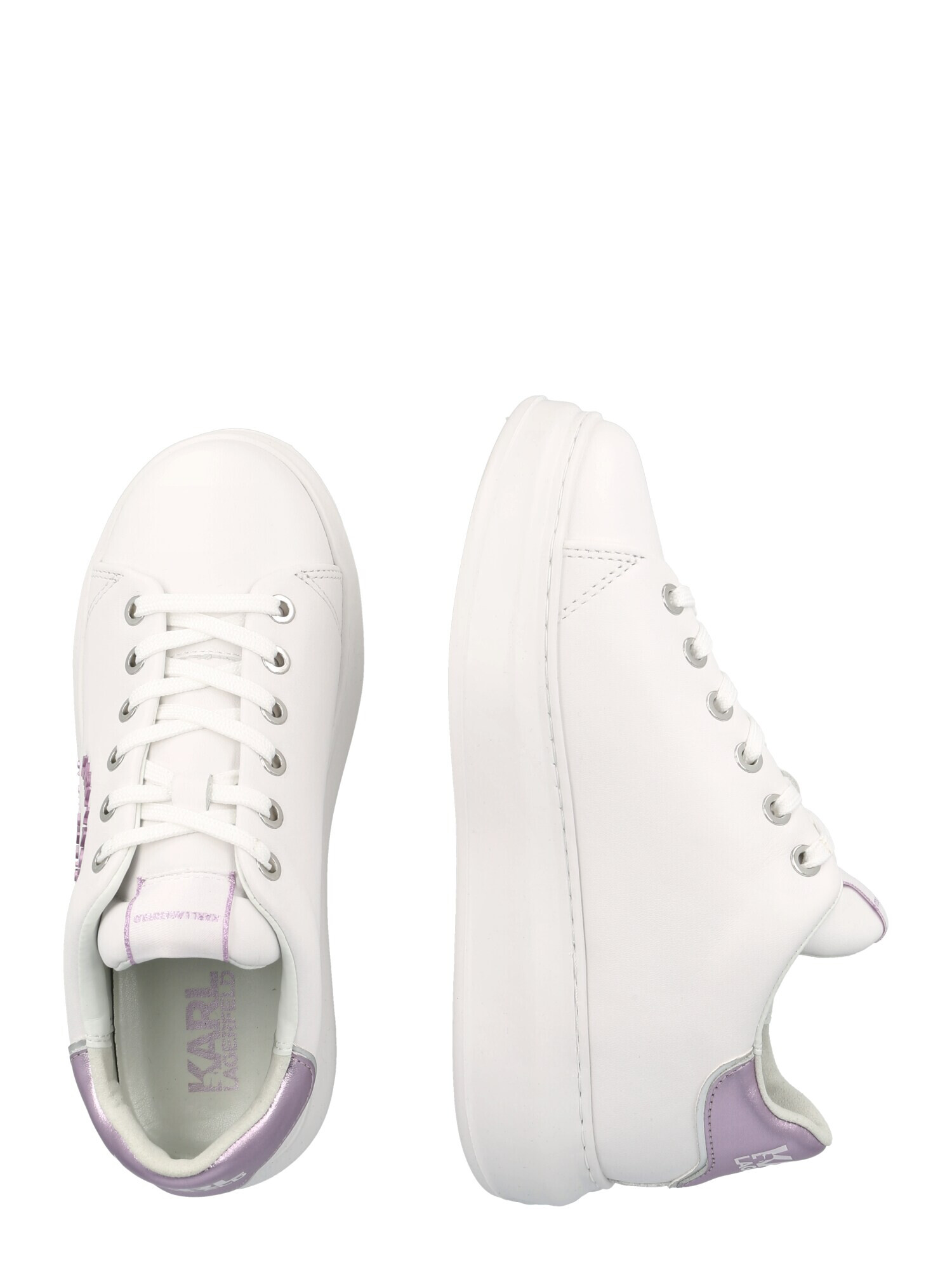 Karl Lagerfeld Sneaker low 'KAPRI' mov deschis / alb - Pled.ro