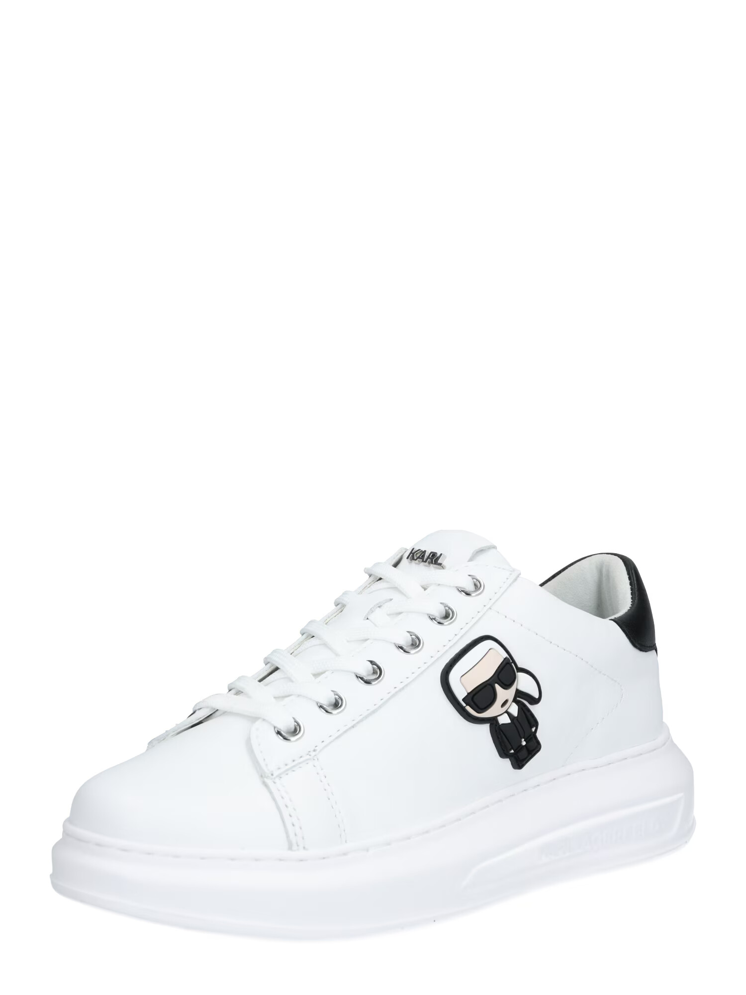 Karl Lagerfeld Sneaker low 'KAPRI' negru / alb - Pled.ro