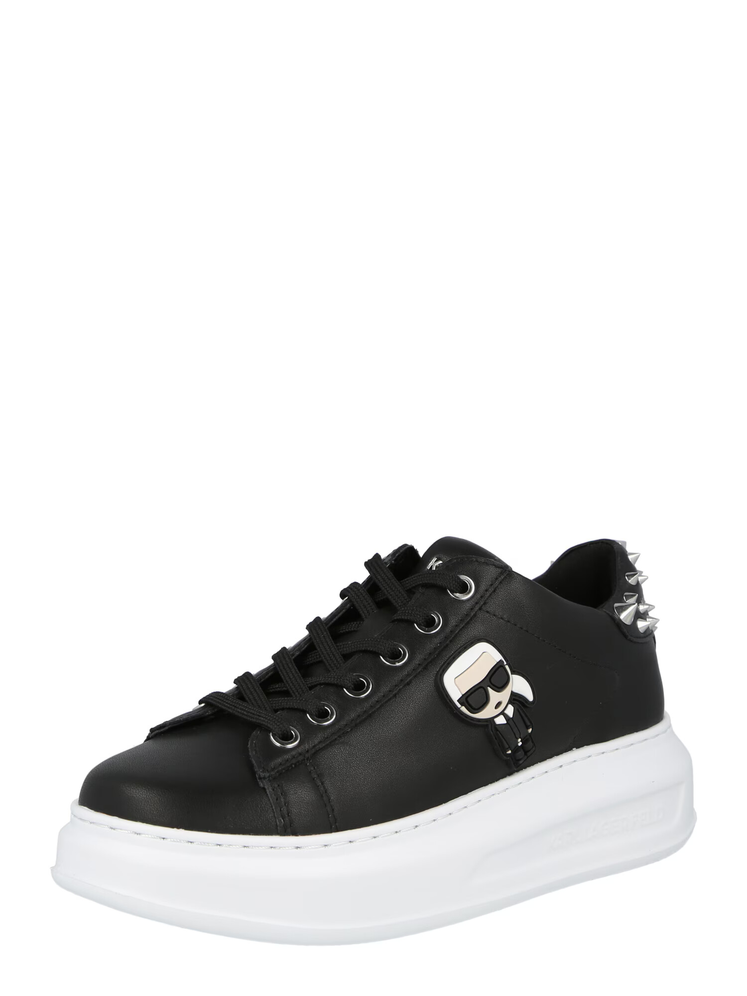 Karl Lagerfeld Sneaker low 'Kapri' negru / alb - Pled.ro