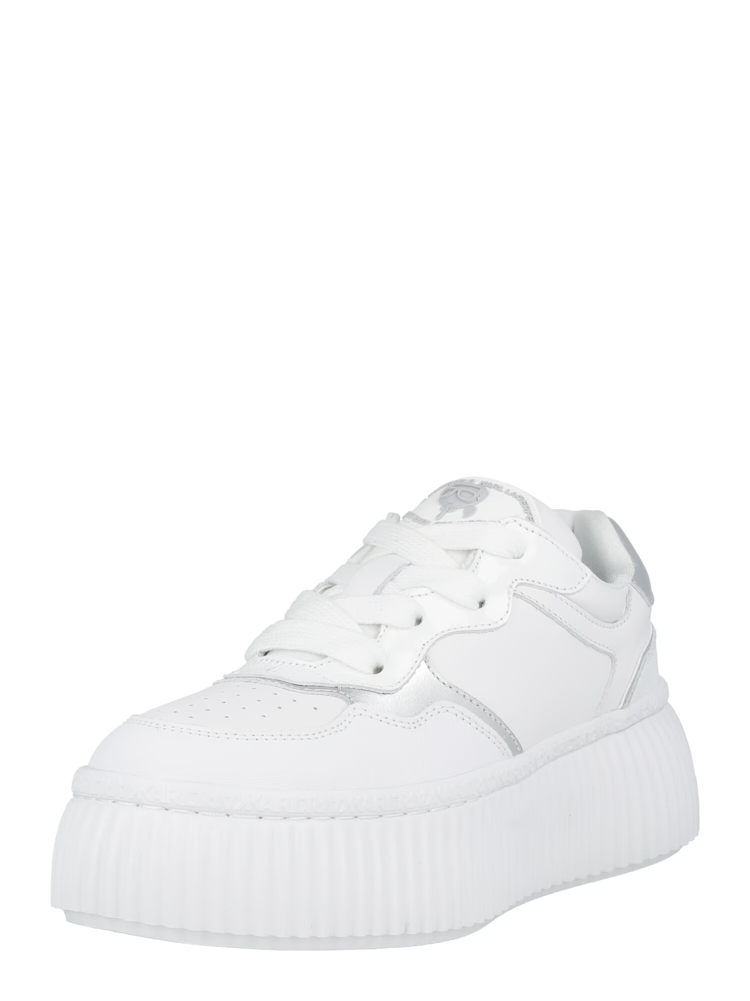 Karl Lagerfeld Sneaker low 'KREEPER' argintiu / alb - Pled.ro