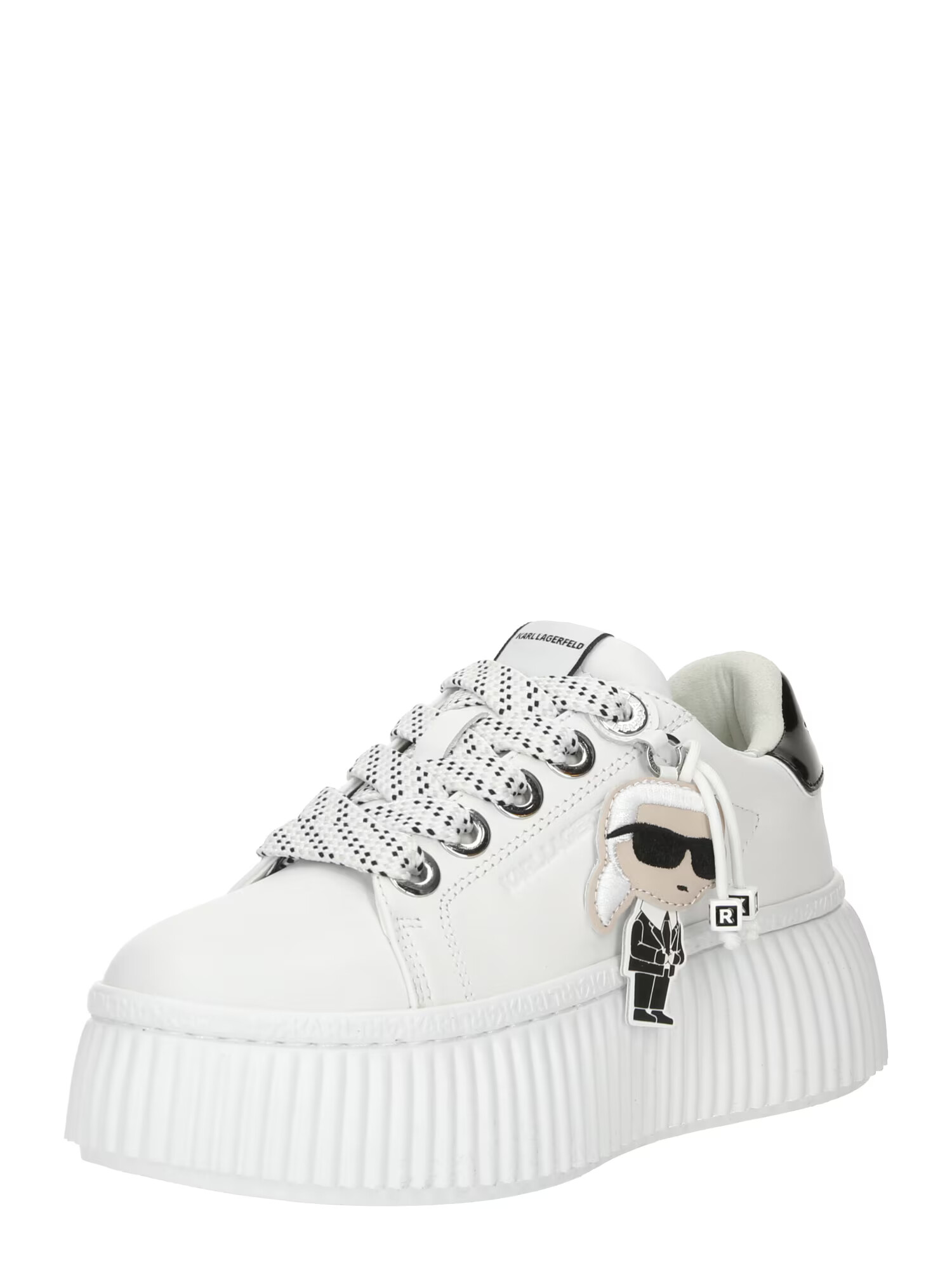 Karl Lagerfeld Sneaker low 'KREEPER' crem / negru / alb - Pled.ro