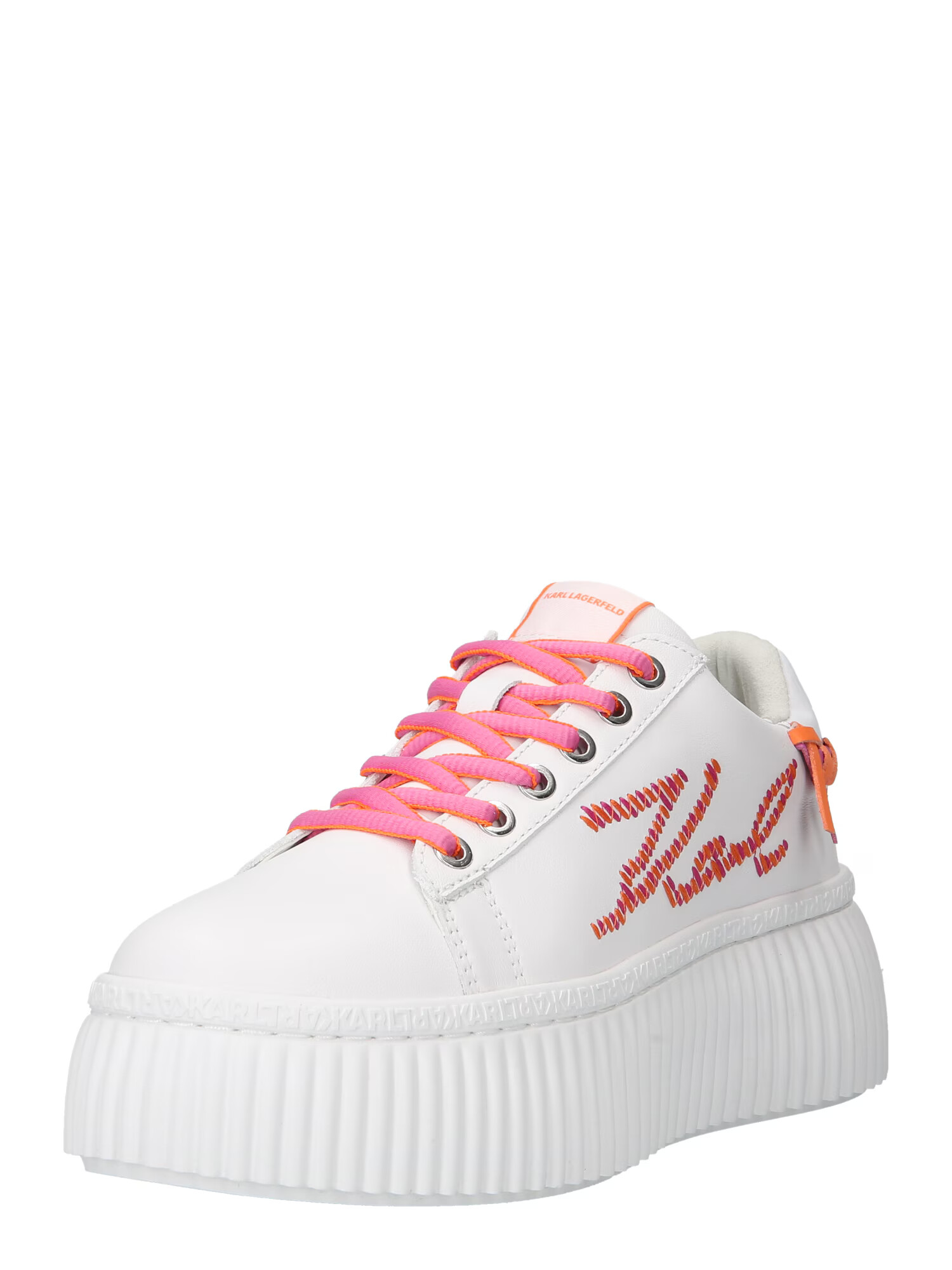 Karl Lagerfeld Sneaker low 'KREEPER' portocaliu homar / roz deschis / alb murdar - Pled.ro