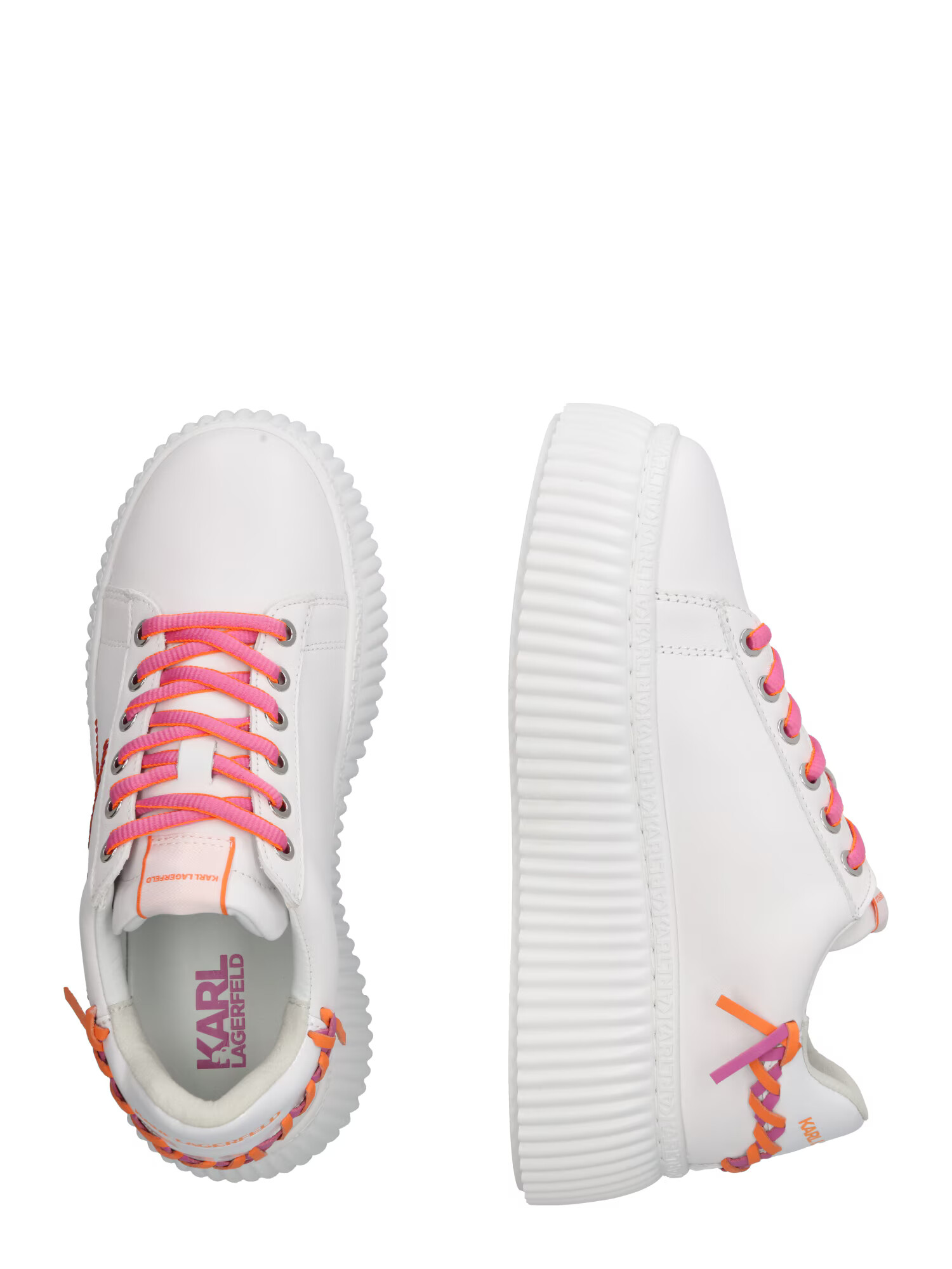 Karl Lagerfeld Sneaker low 'KREEPER' portocaliu homar / roz deschis / alb murdar - Pled.ro