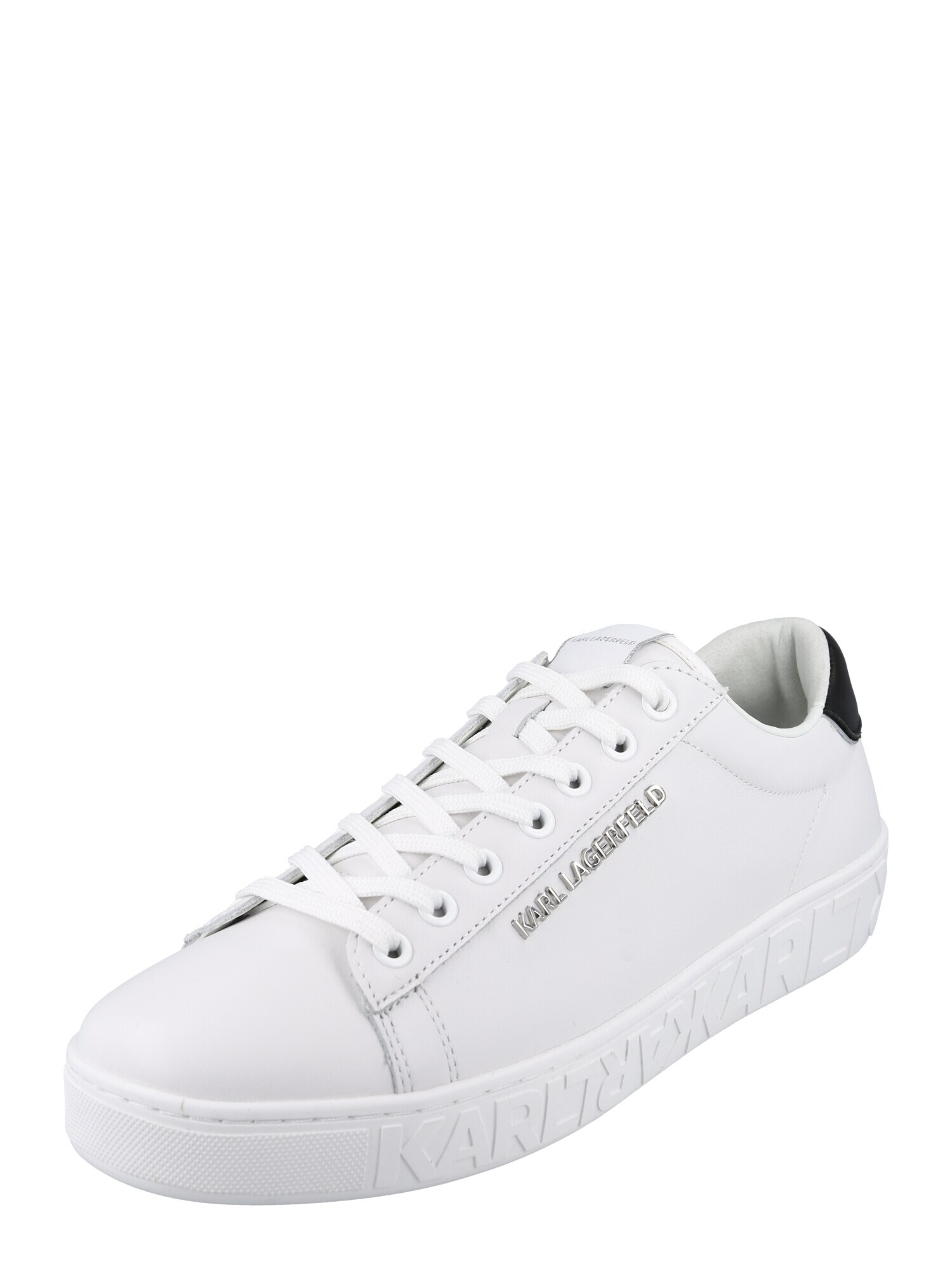 Karl Lagerfeld Sneaker low 'KUPSOLE III' negru / alb - Pled.ro