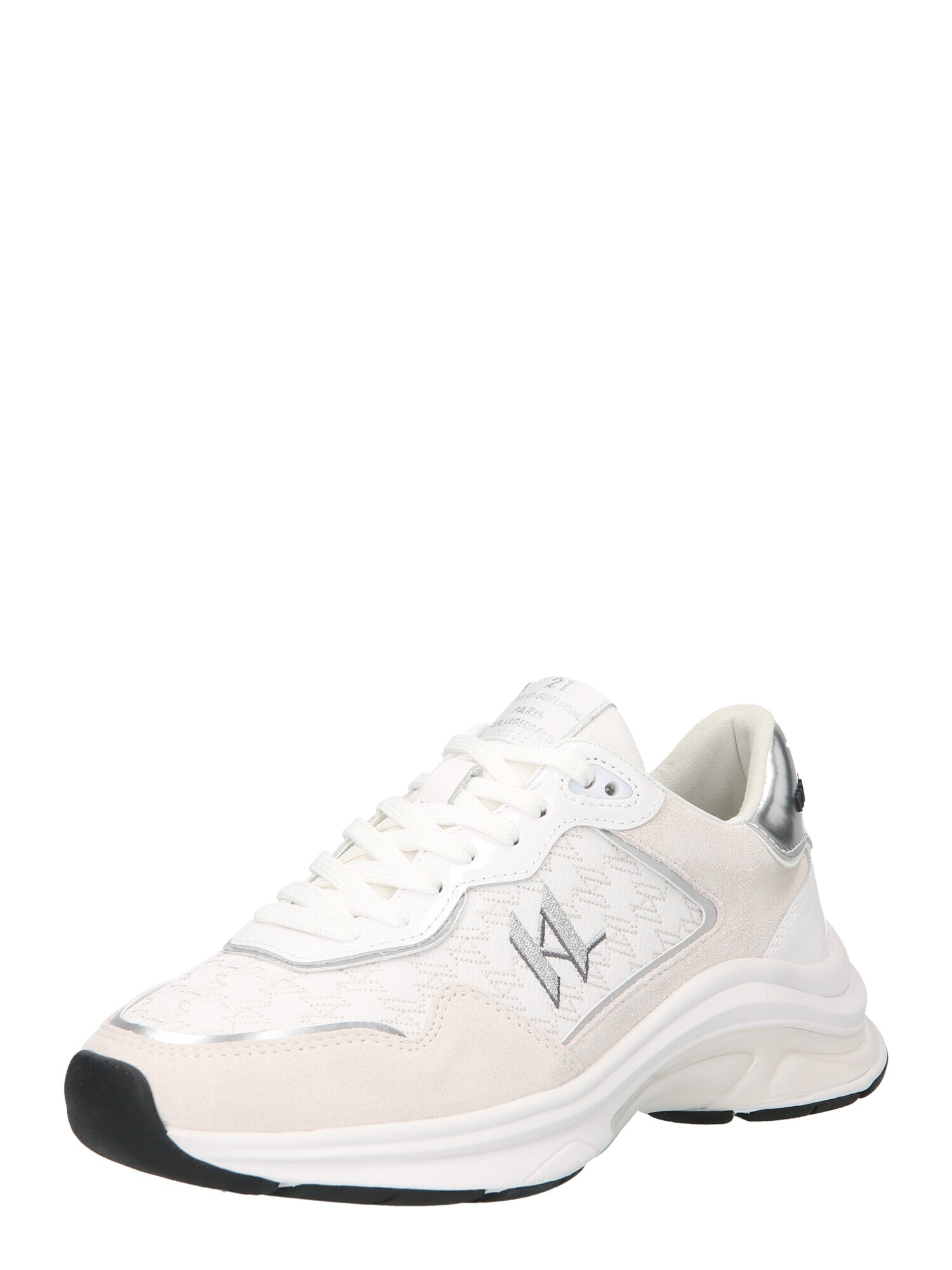 Karl Lagerfeld Sneaker low 'LUX FINESSE' argintiu / alb / alb lână - Pled.ro