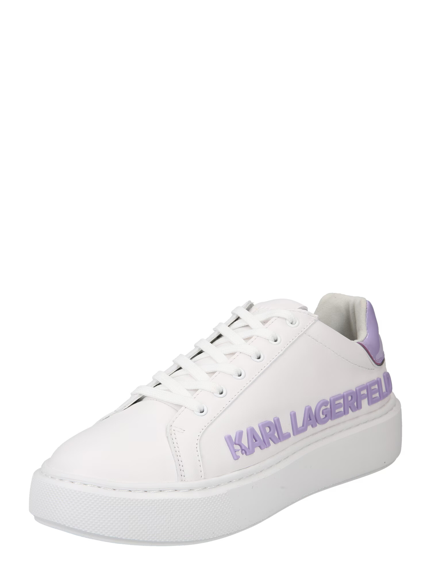 Karl Lagerfeld Sneaker low 'MAXI KUP' lila / alb - Pled.ro