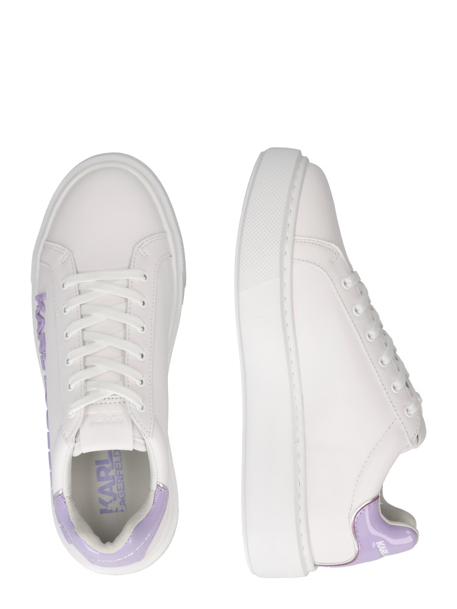 Karl Lagerfeld Sneaker low 'MAXI KUP' lila / alb - Pled.ro