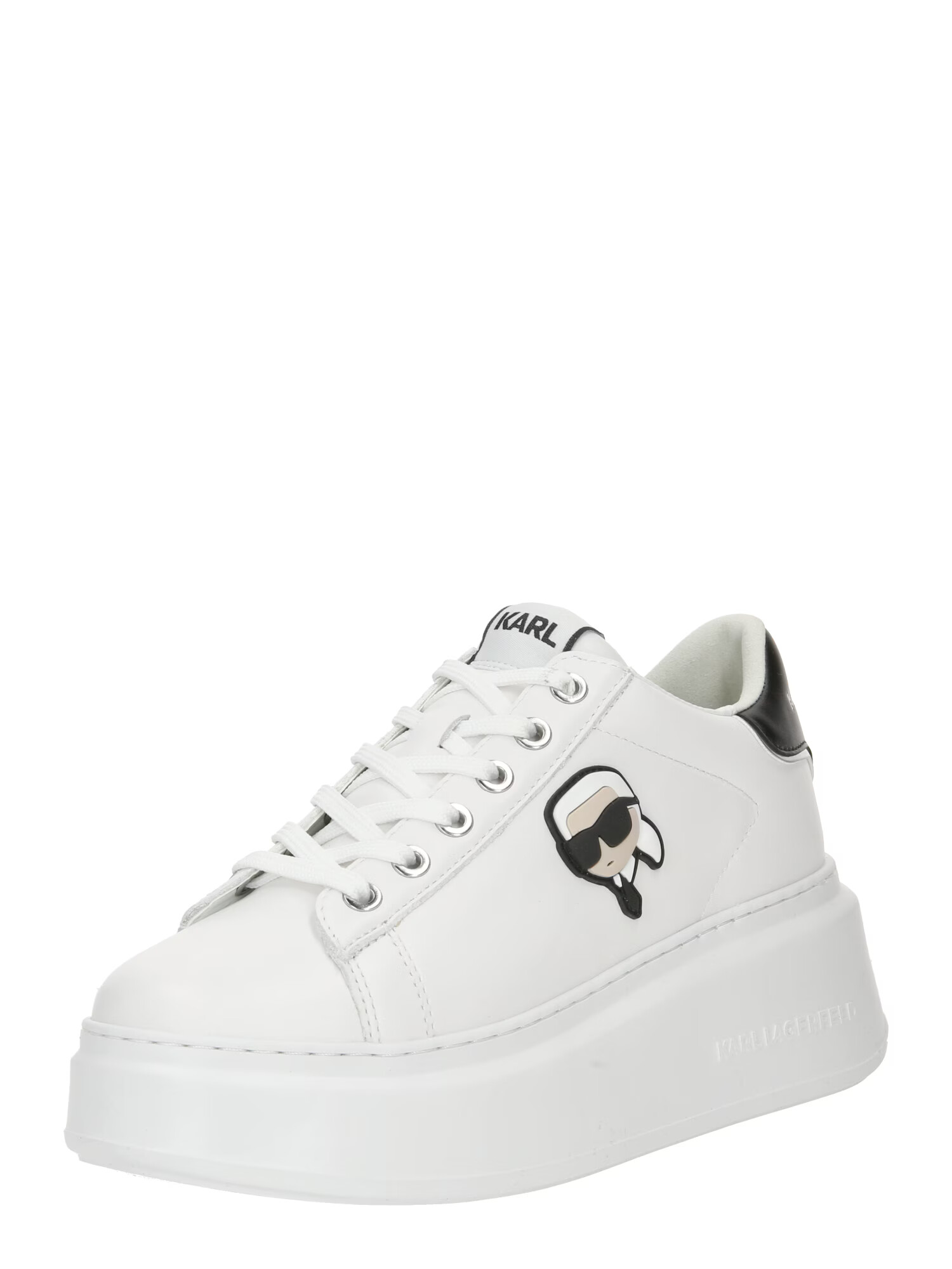 Karl Lagerfeld Sneaker low negru / alb - Pled.ro