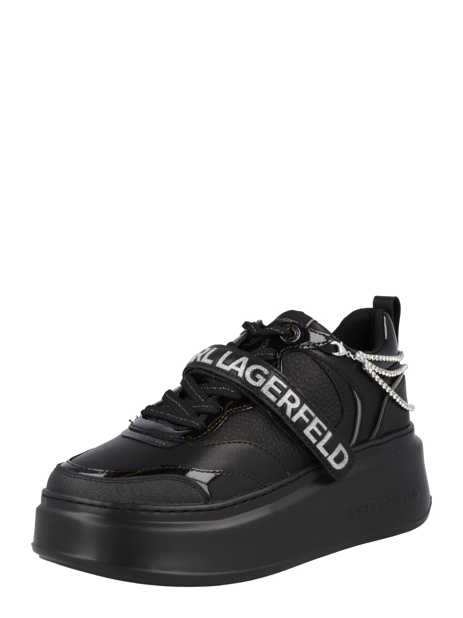 Karl Lagerfeld Sneaker low negru / alb - Pled.ro