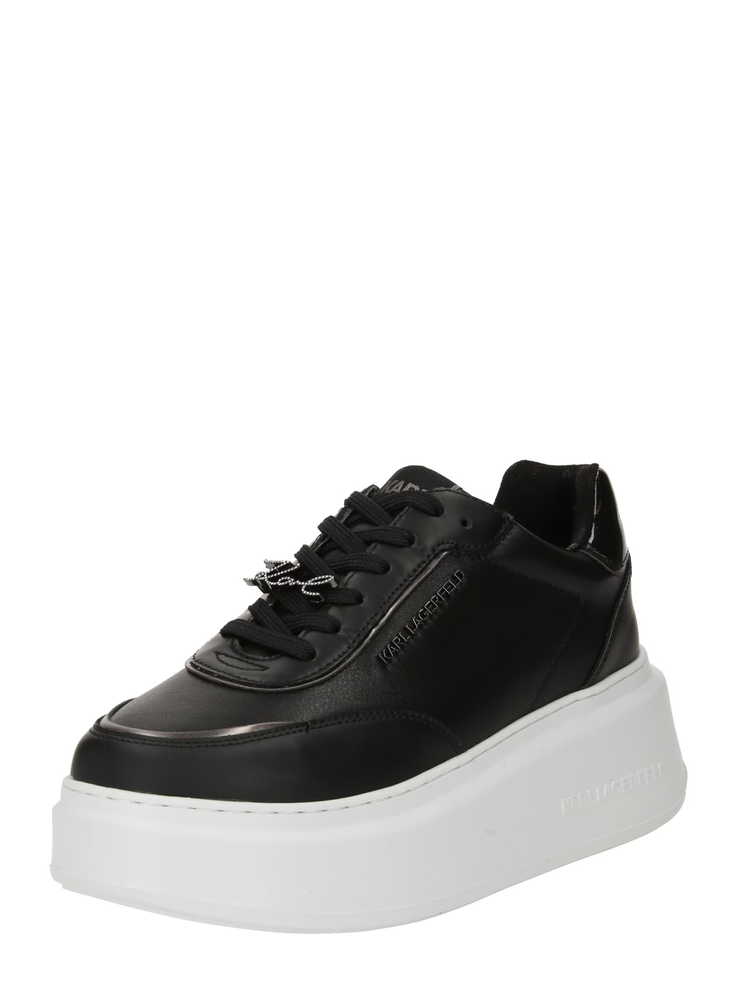 Karl Lagerfeld Sneaker low negru / argintiu - Pled.ro