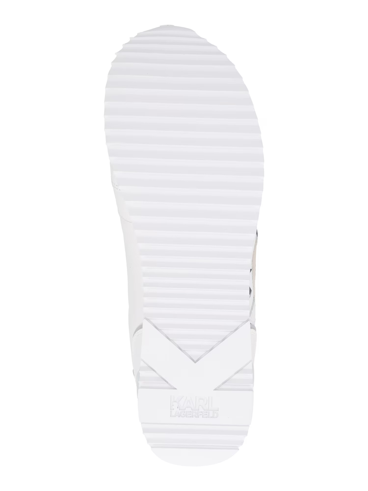 Karl Lagerfeld Sneaker low 'VELOCITA II' maro cămilă / negru / argintiu / alb - Pled.ro