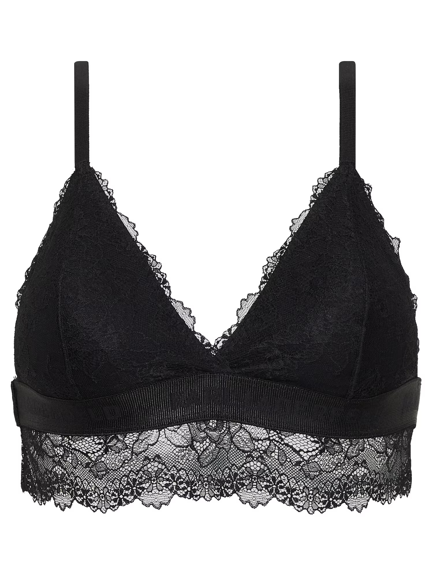 Karl Lagerfeld Sutien negru - Pled.ro