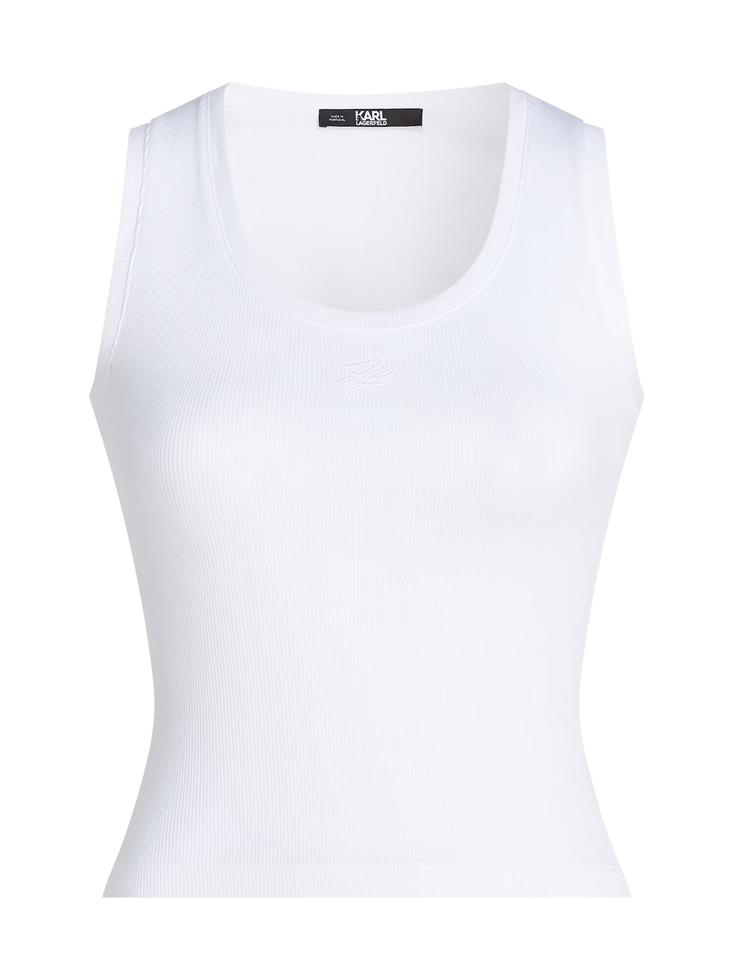 Karl Lagerfeld Top alb - Pled.ro