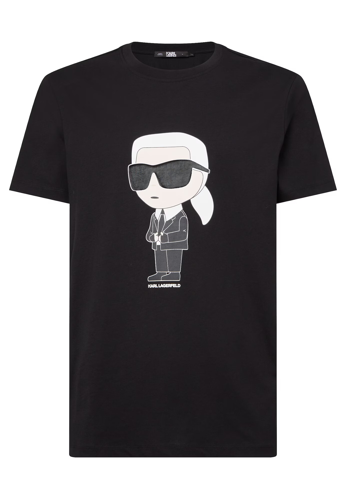 Karl Lagerfeld Tricou bej / negru / alb - Pled.ro