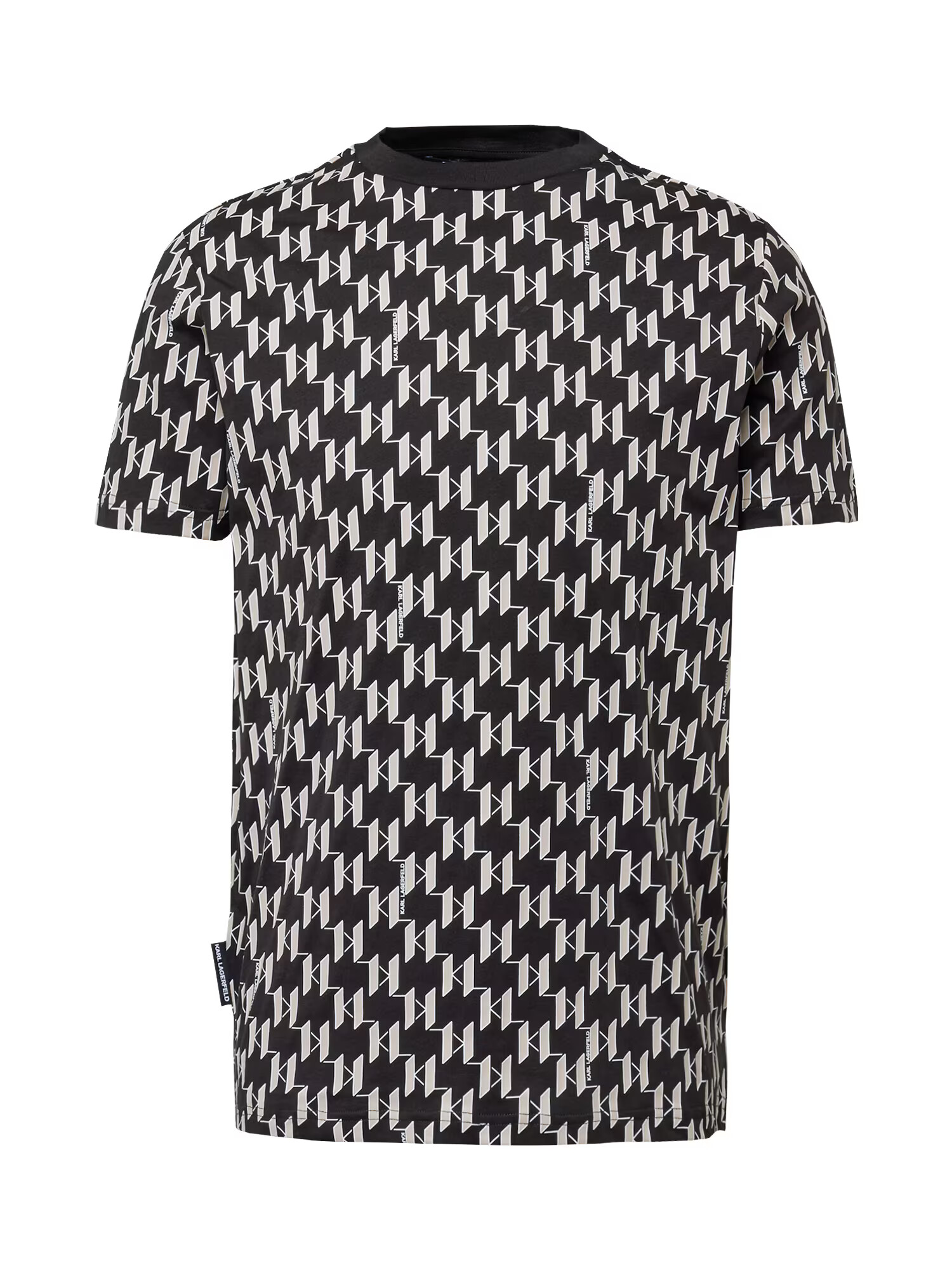 Karl Lagerfeld Tricou bej / negru / alb - Pled.ro