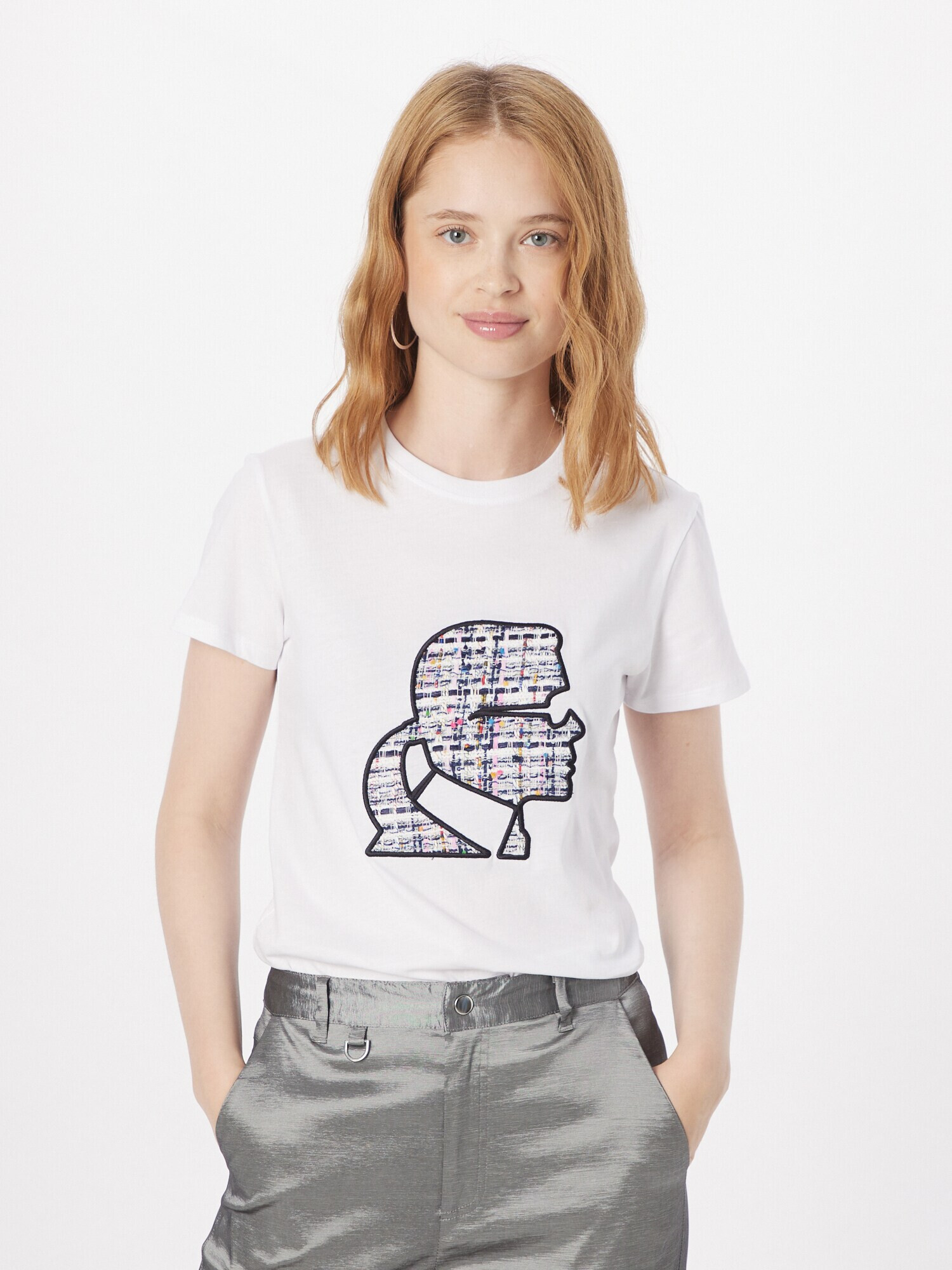 Karl Lagerfeld Tricou bleumarin / galben / negru / alb - Pled.ro