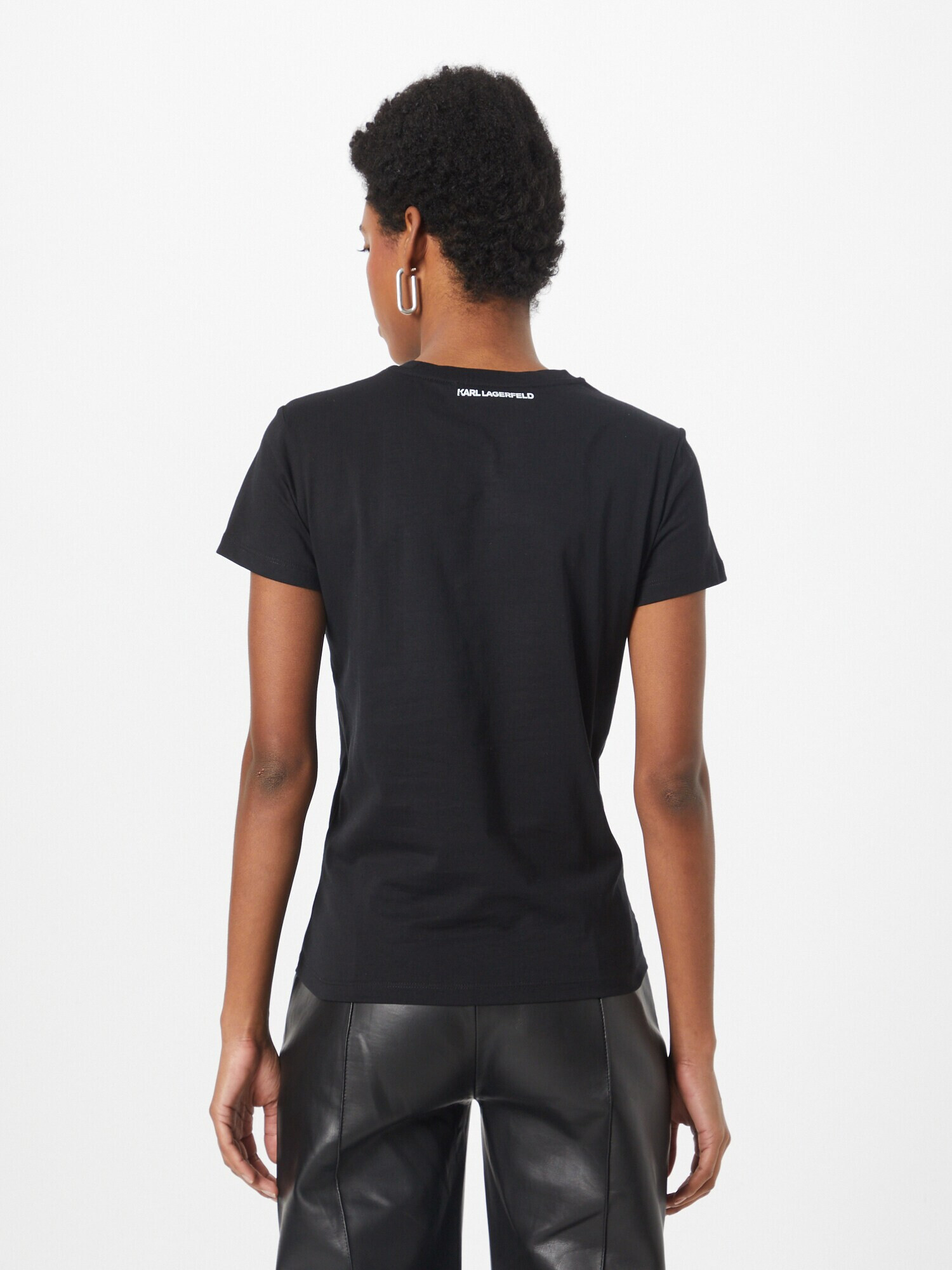 Karl Lagerfeld Tricou crem / negru / alb - Pled.ro