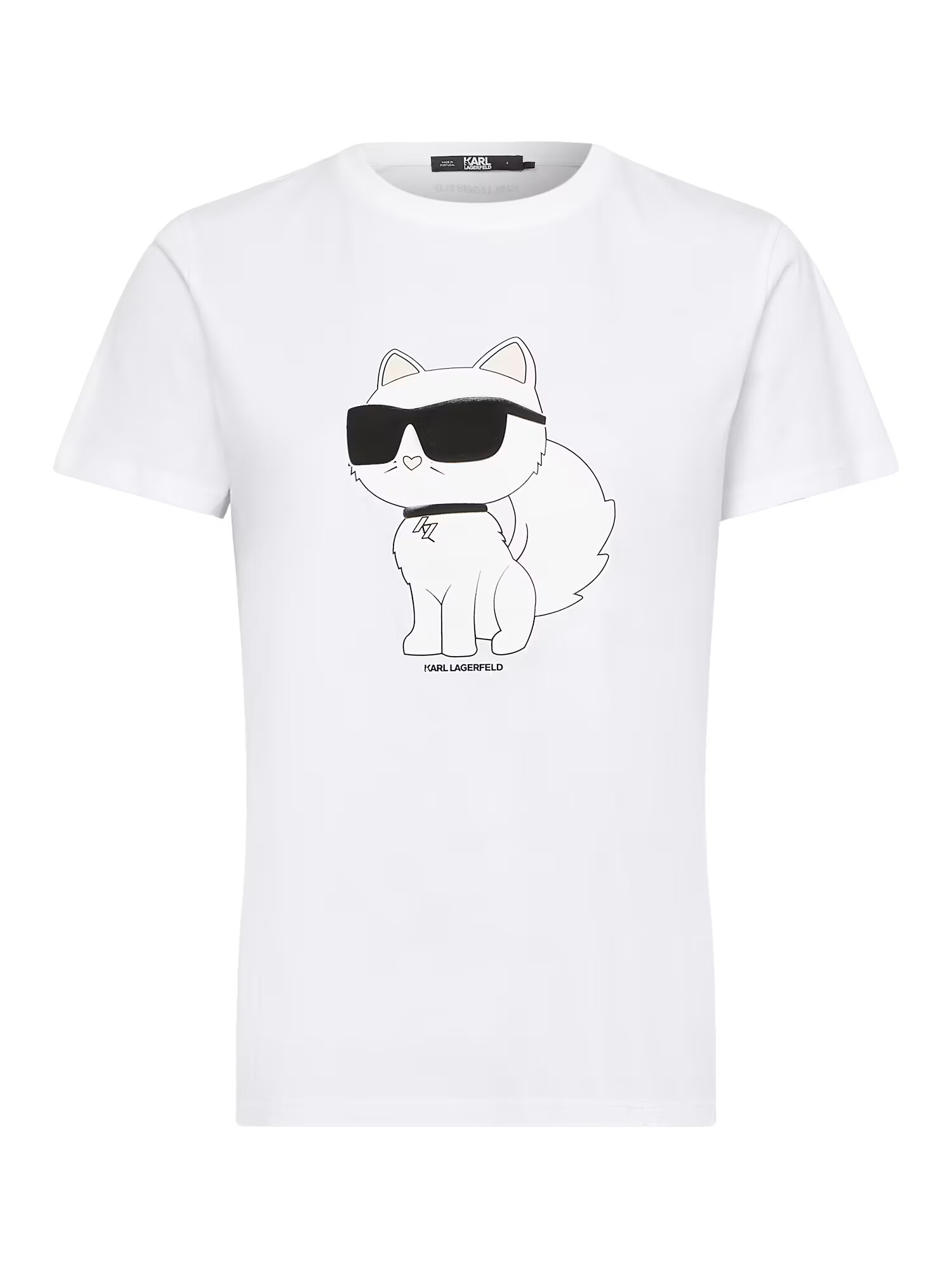 Karl Lagerfeld Tricou 'Ikonik 2.0' crem / negru / alb murdar / alb natural - Pled.ro