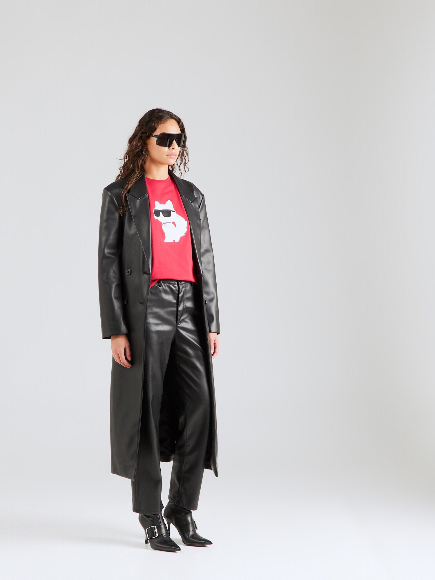 Karl Lagerfeld Tricou 'Ikonik 2.0' roșu / negru / alb - Pled.ro