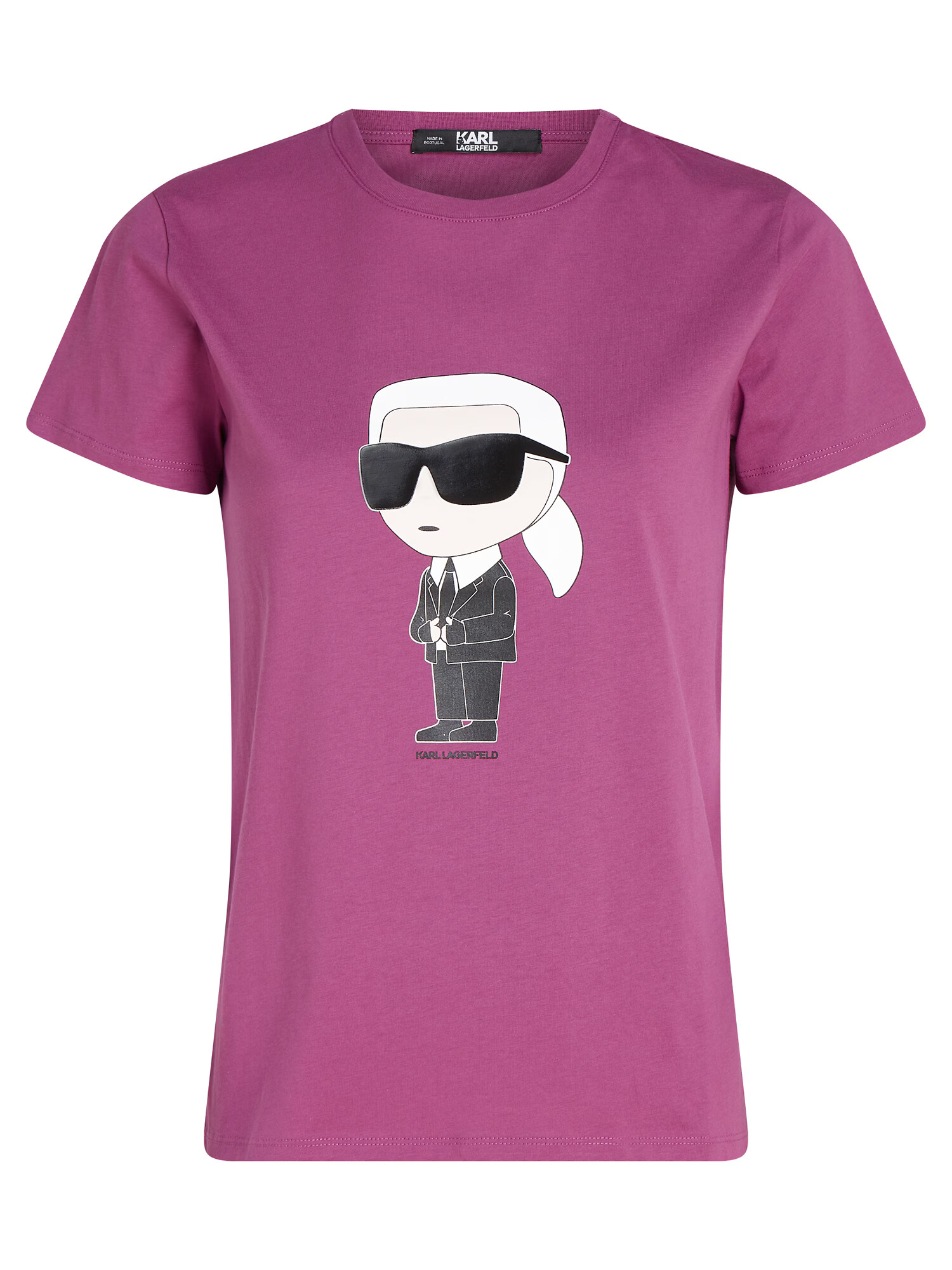 Karl Lagerfeld Tricou ' Ikonik ' purpuriu / negru / alb - Pled.ro