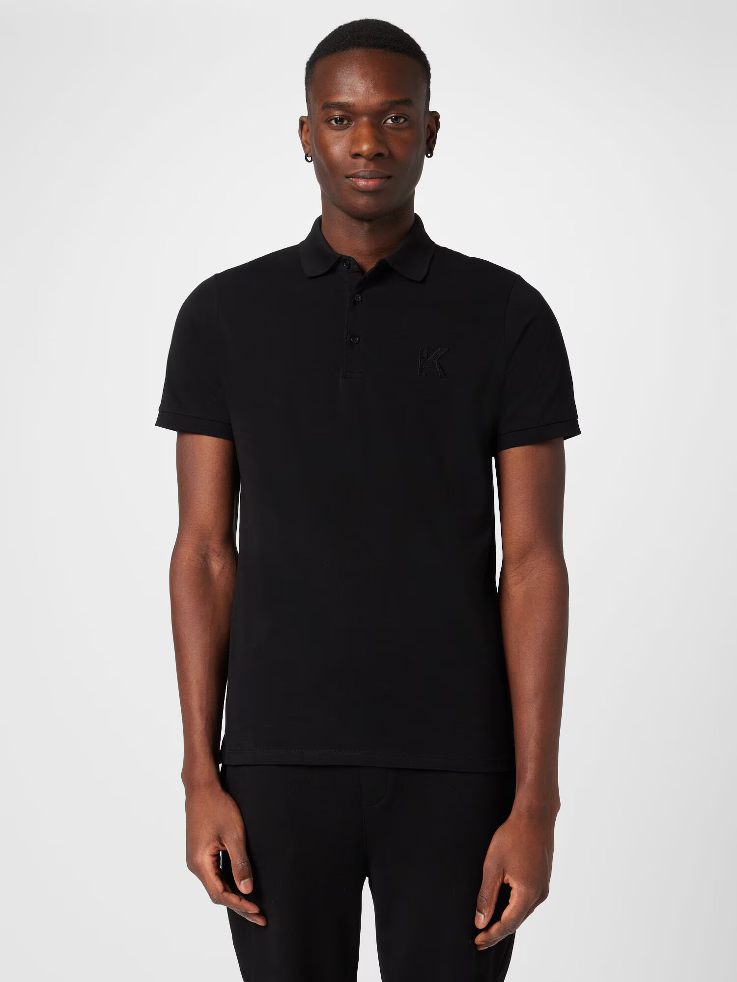 Karl Lagerfeld Tricou negru - Pled.ro