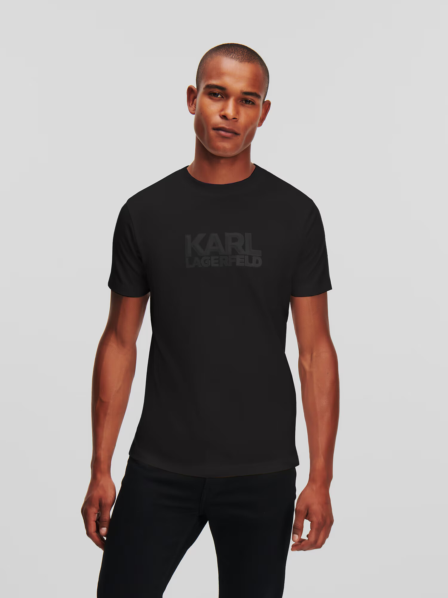 Karl Lagerfeld Tricou negru - Pled.ro