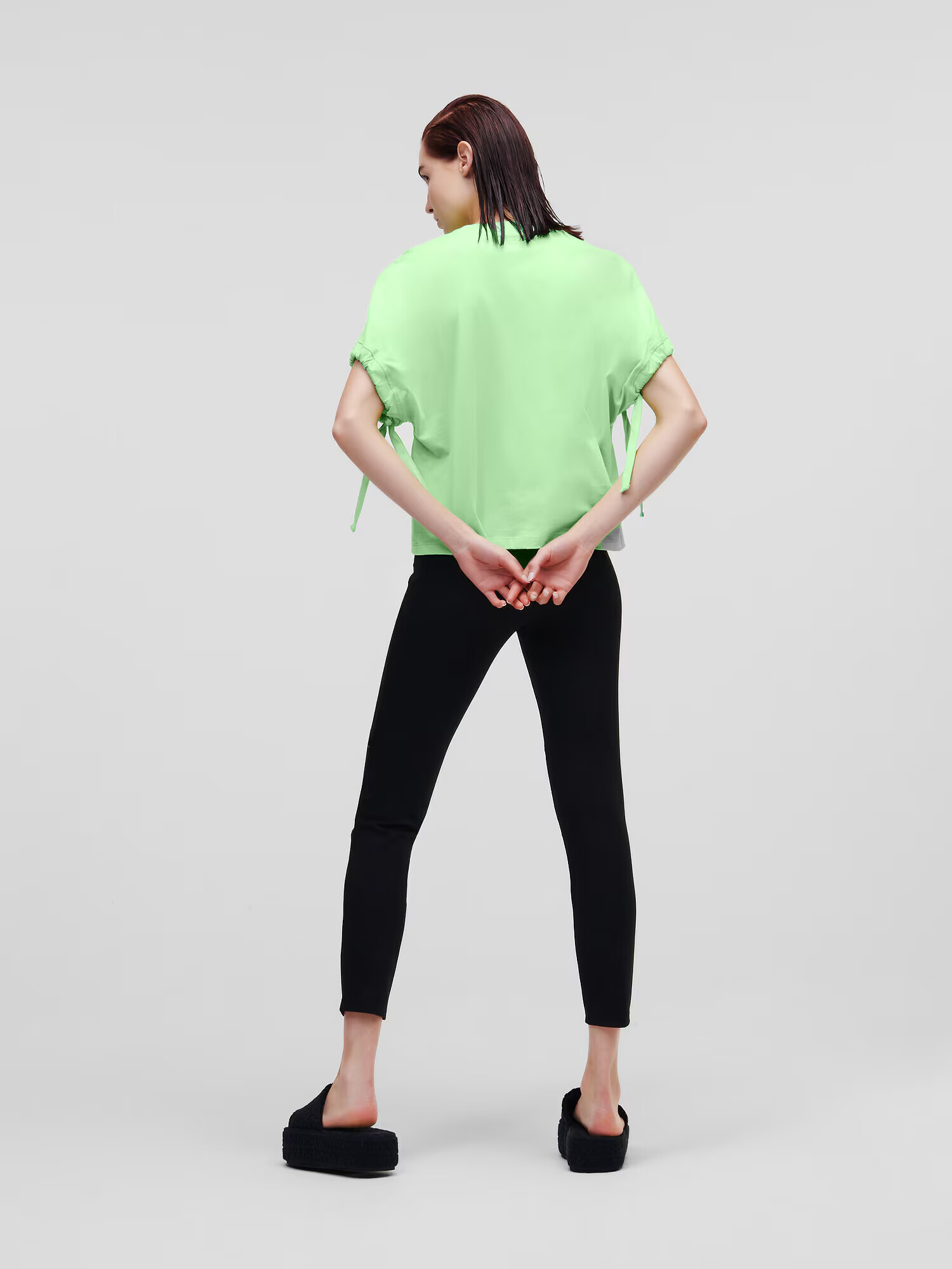 Karl Lagerfeld Tricou verde deschis - Pled.ro