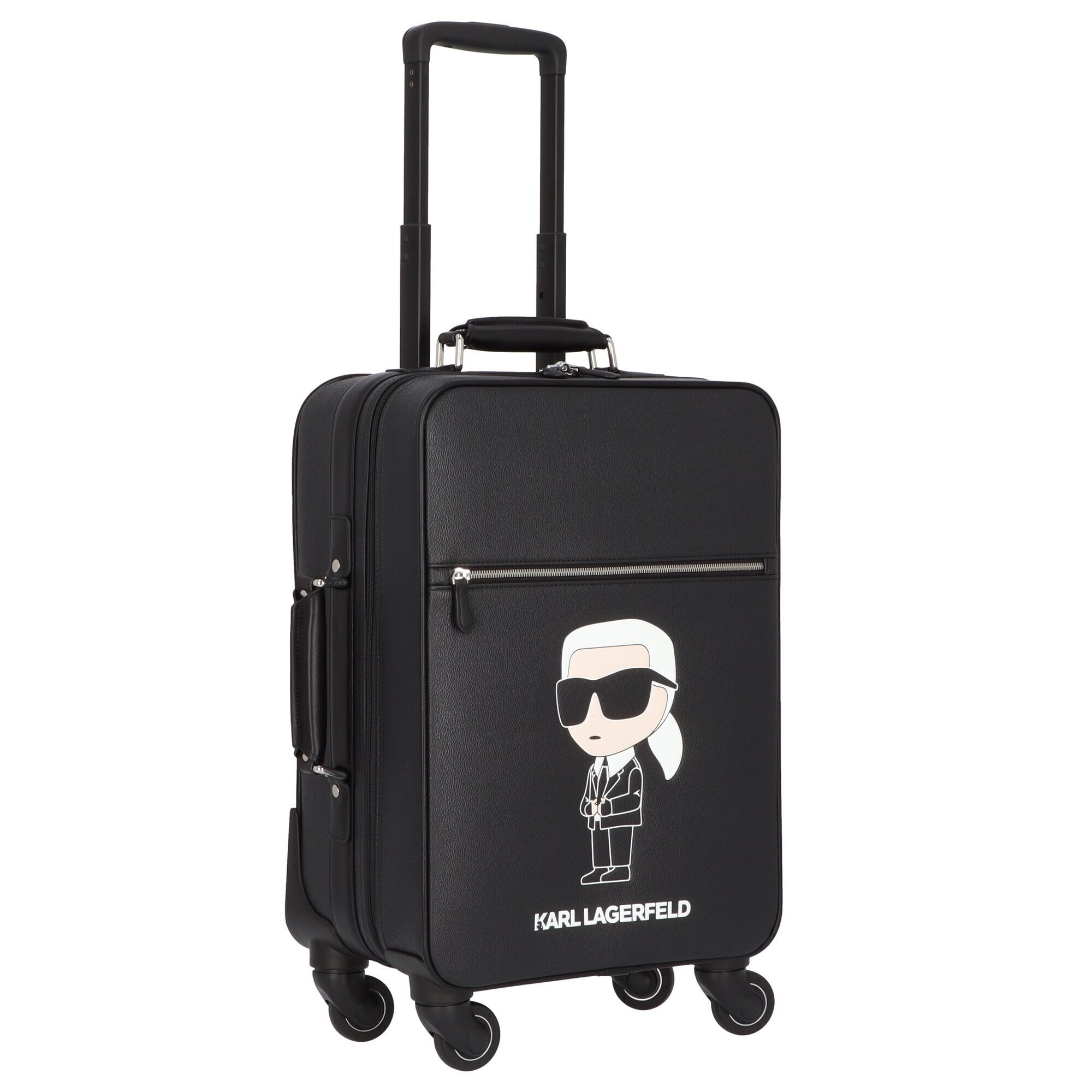 Karl Lagerfeld Troller 'Ikonik 2.0' culoarea pielii / negru / alb - Pled.ro