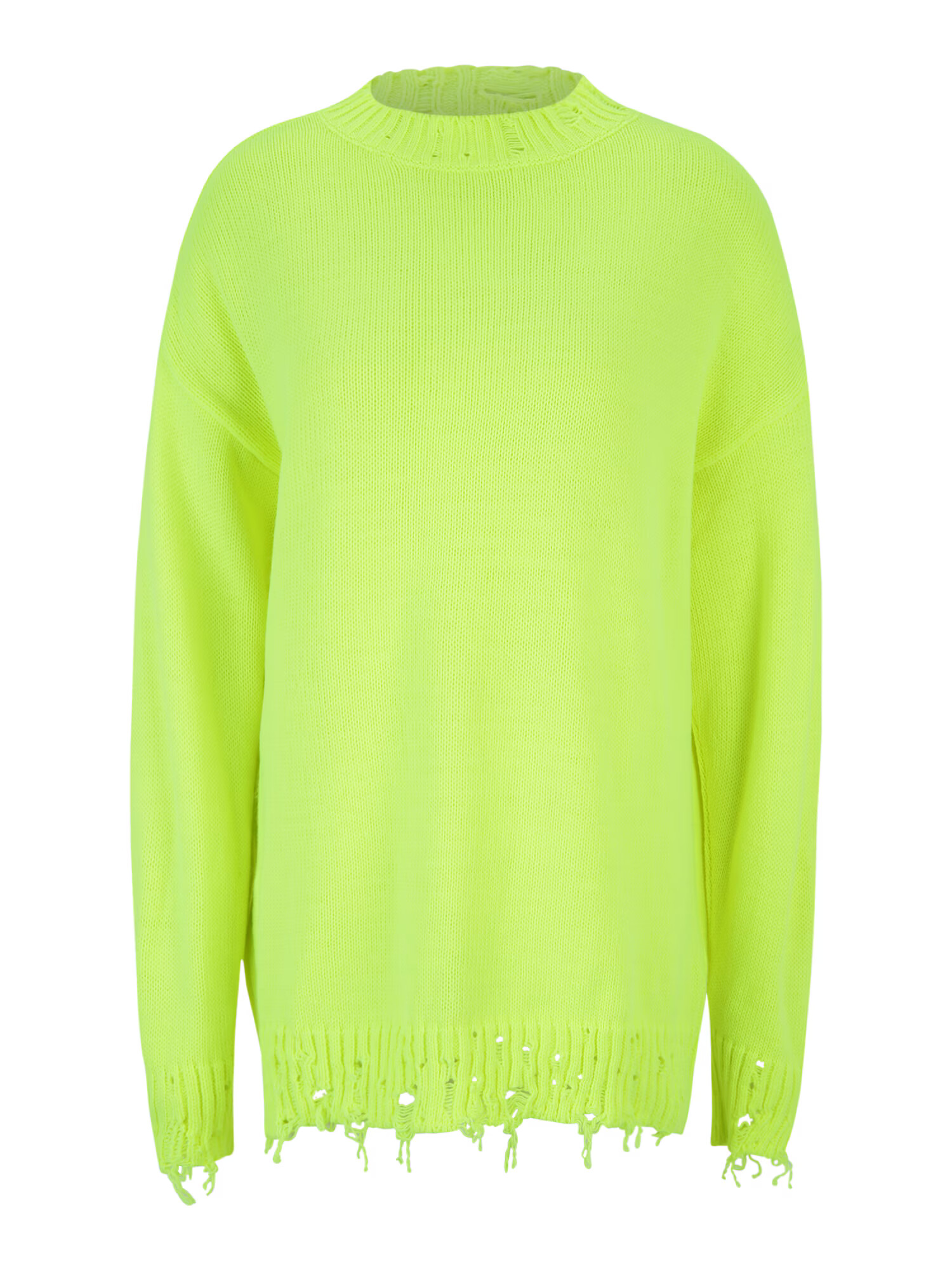 Karo Kauer Rochie tricotat verde neon - Pled.ro