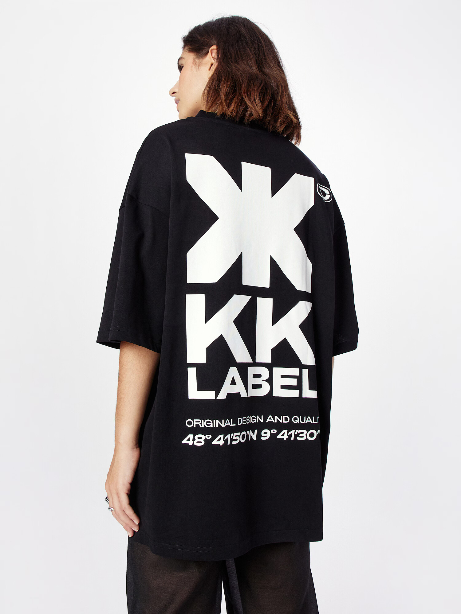 Karo Kauer Tricou negru / alb - Pled.ro