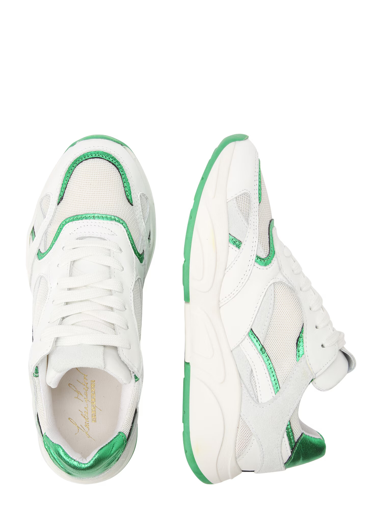 Karolina Kurkova Originals Sneaker low 'Cossima' verde / alb - Pled.ro