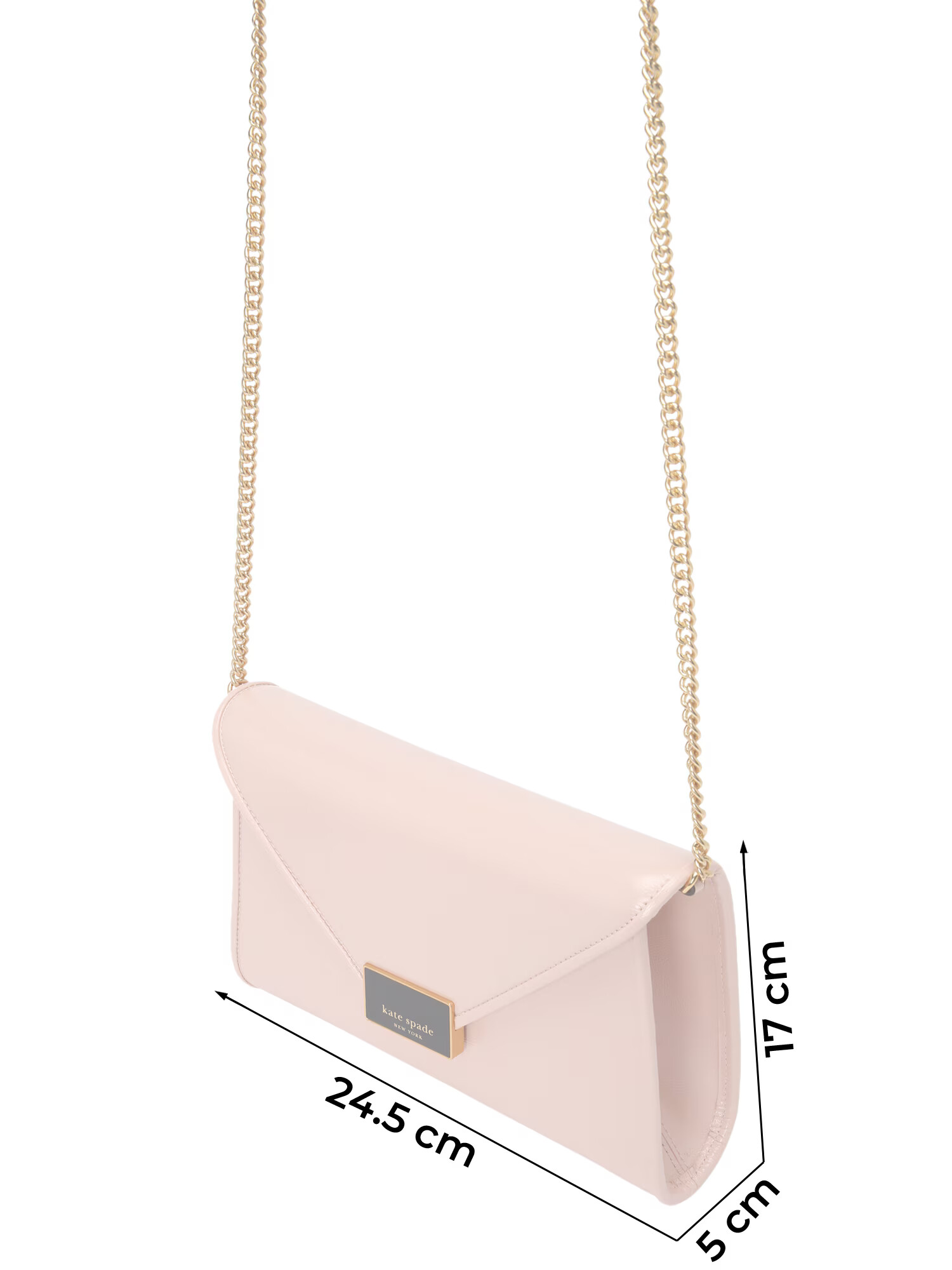 Kate Spade Clutch 'Anna' auriu / roz pudră / negru - Pled.ro