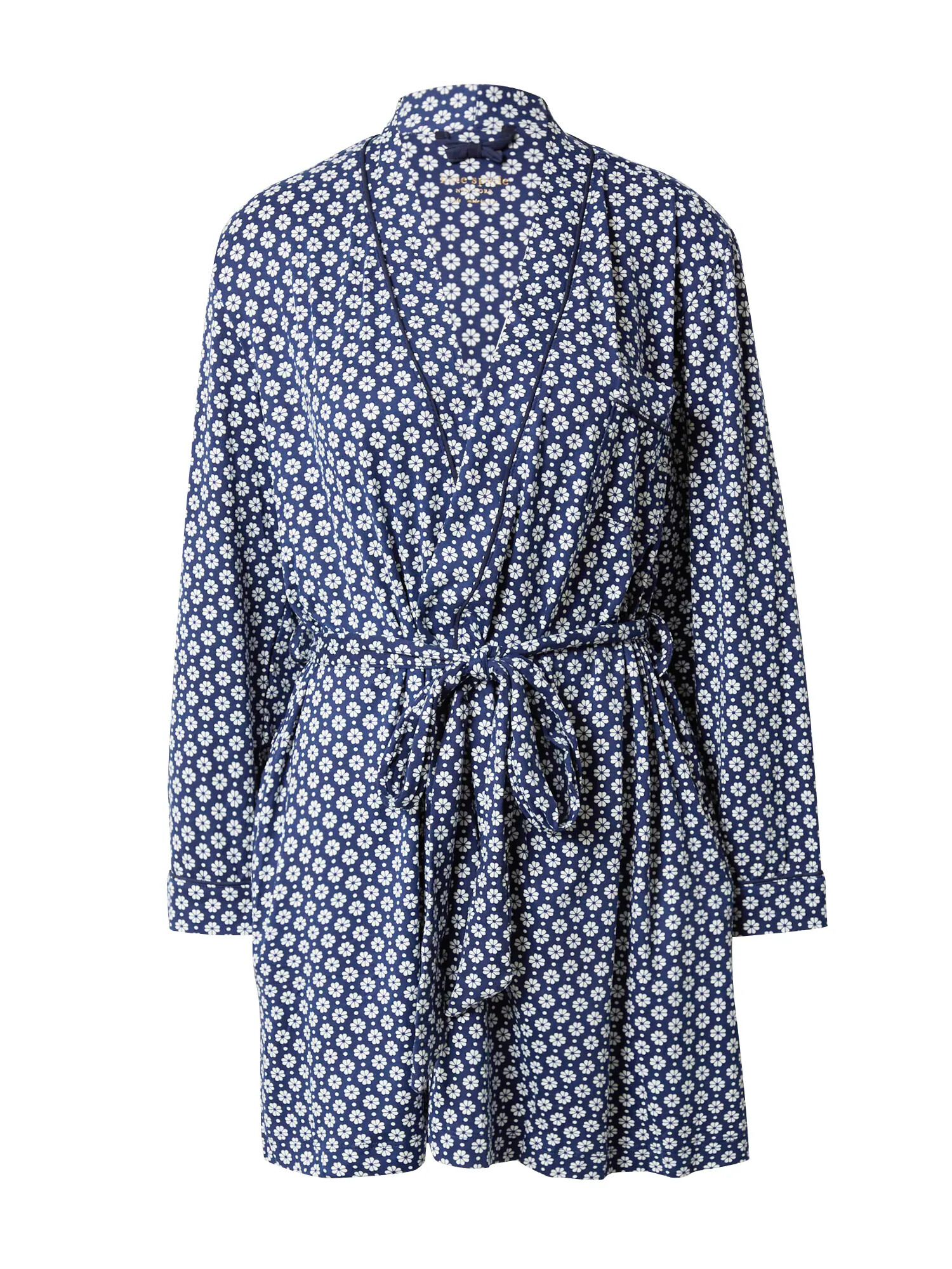 Kate Spade Halat de baie scurt 'ROBE' bleumarin / alb - Pled.ro