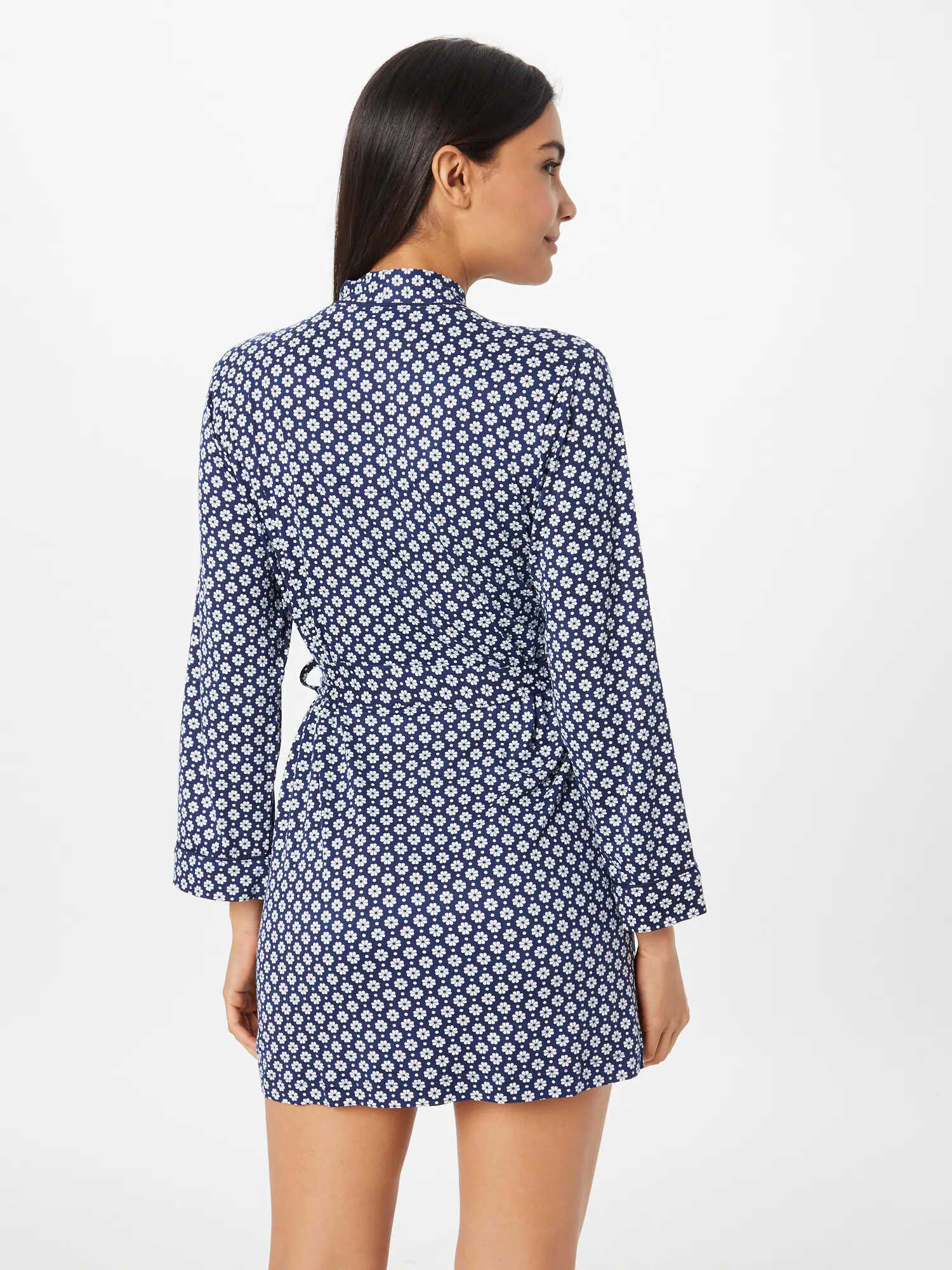 Kate Spade Halat de baie scurt 'ROBE' bleumarin / alb - Pled.ro